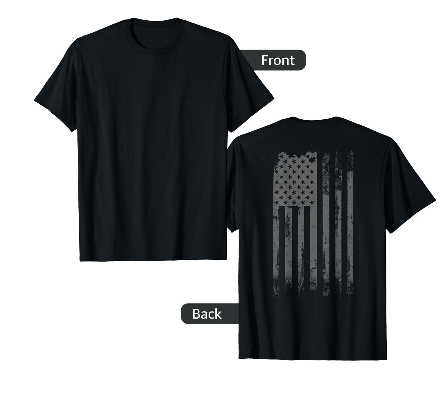 Patriotic Distressed America Usa Flag T-Shirt - Trendy Graphic Men Women - T-Shirt, Sweatshirt, Hoodie