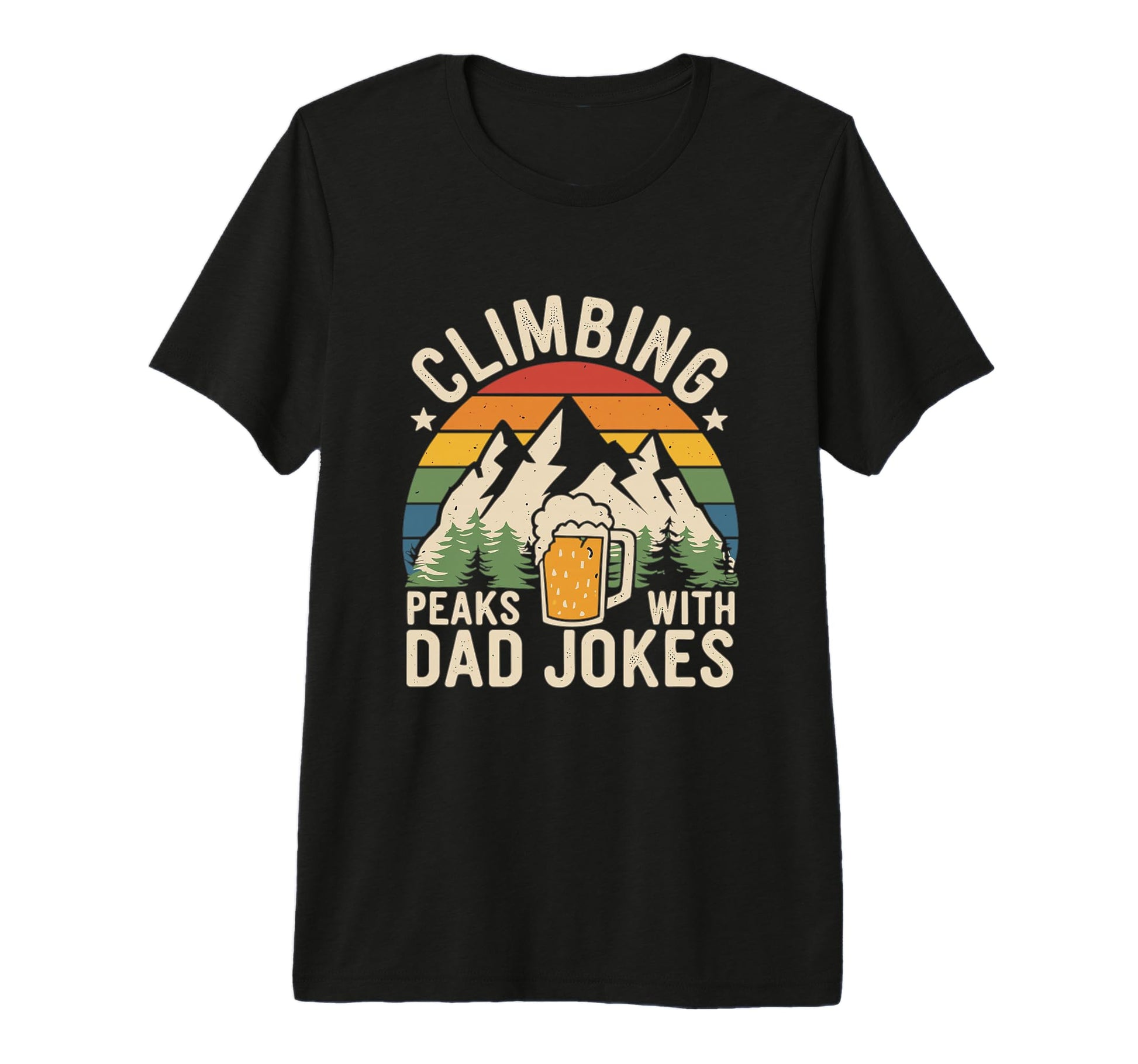 Dad Hiker Backpacking Adventure T-Shirt - Minimalist Print Men Women - T-Shirt, Sweatshirt, Hoodie