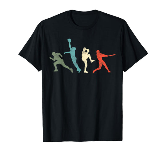 Baseball Catcher Pitcher Batter T-Shirt - Casual Everyday Wear Men Women - T-Shirt, Sweatshirt, Hoodie