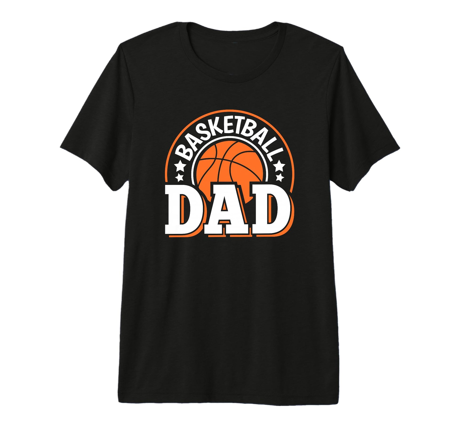 Mens Basketball Dad Basketball Tri Blend T-Shirt - Graphic Print for Adults - T-Shirt, Sweatshirt, Hoodie