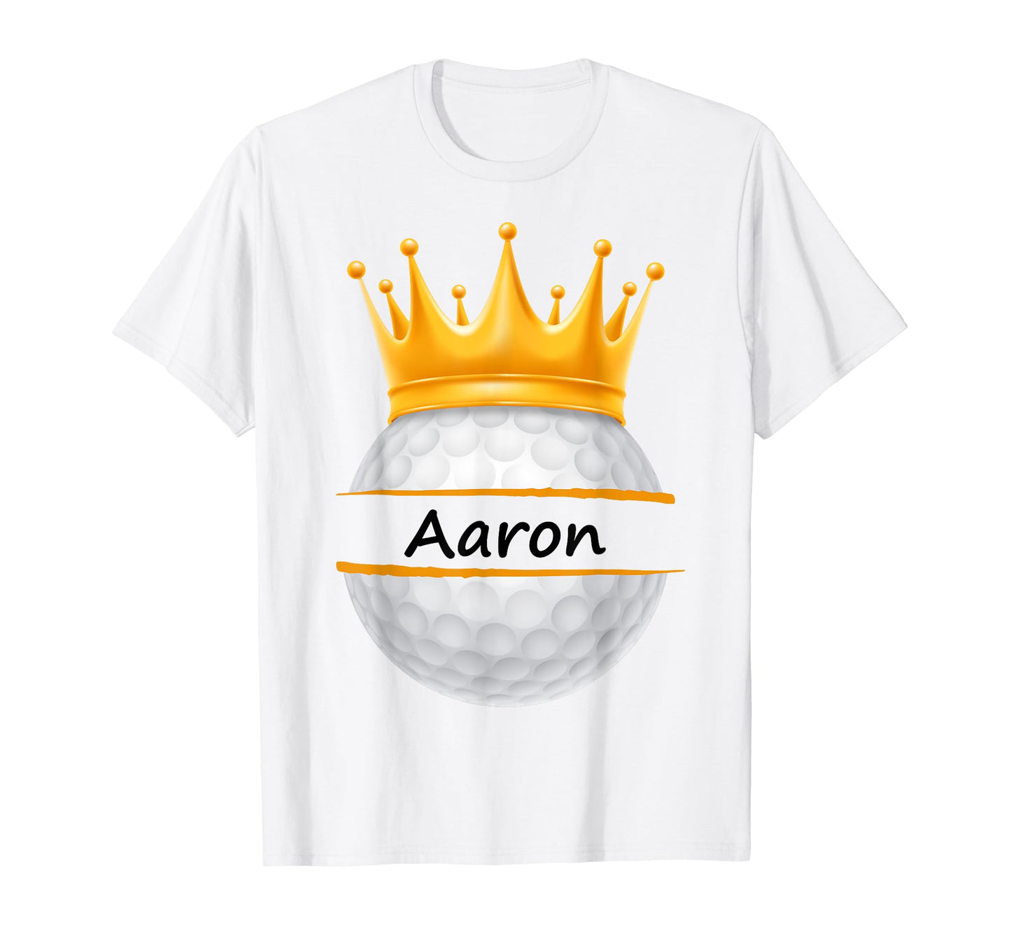 Novelty Golf Personalized Name Aaron T-Shirt - Casual Everyday Wear Unisex - T-Shirt, Sweatshirt, Hoodie