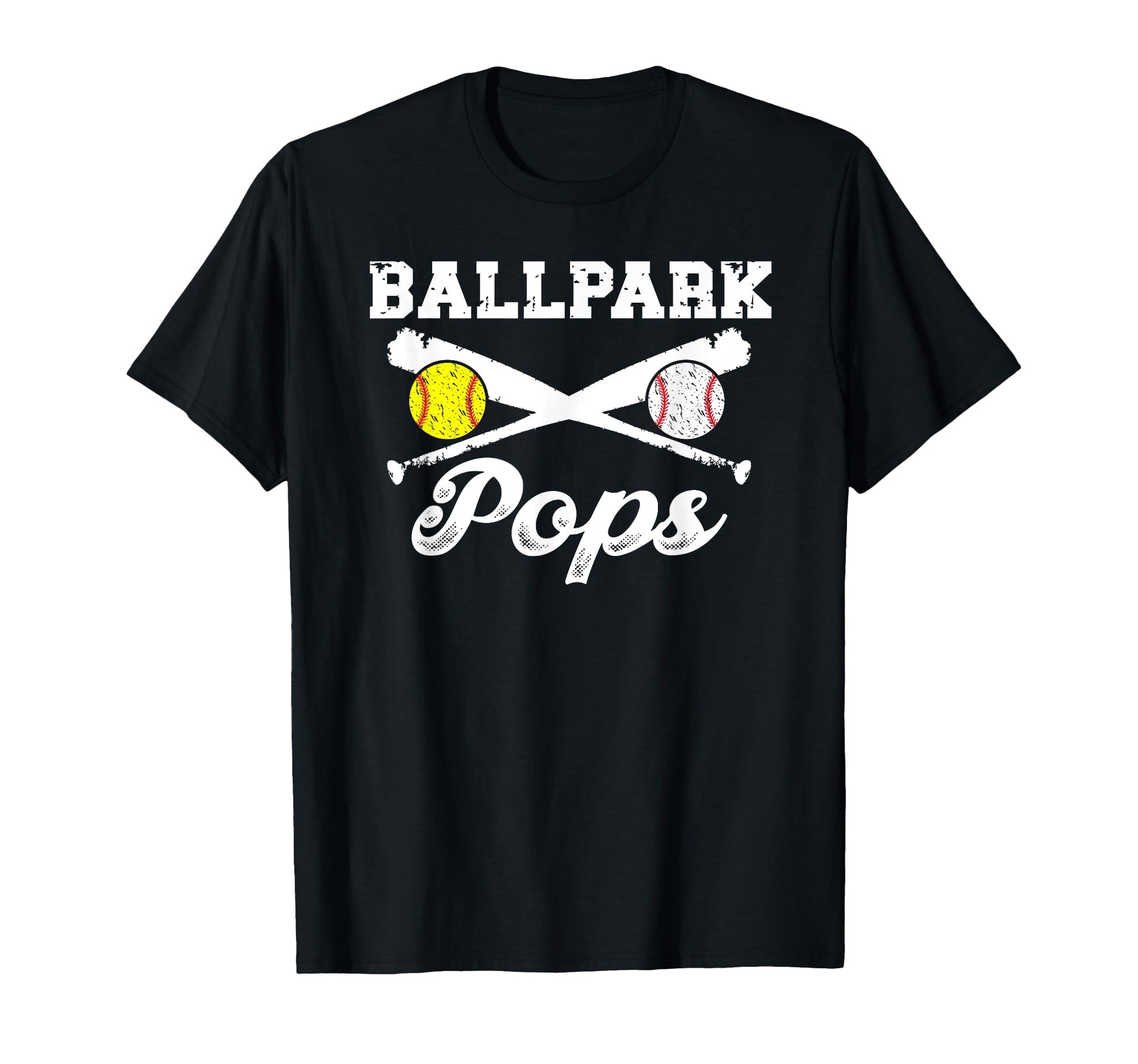 Ballpark Pops Softball Baseball T-Shirt - Casual Everyday Wear for Adults - T-Shirt, Sweatshirt, Hoodie