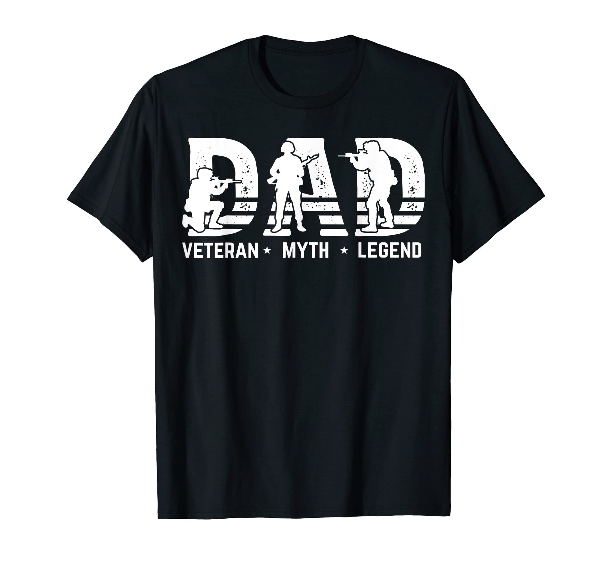 Mens Dad Veteran Myth Legend T-Shirt - Casual Everyday Wear Men Women - T-Shirt, Sweatshirt, Hoodie
