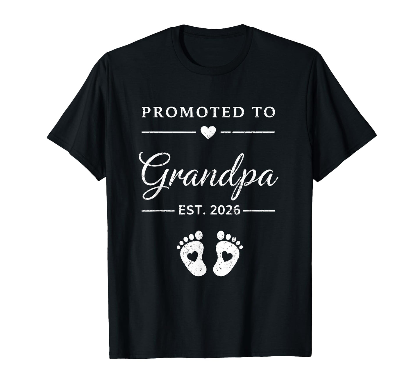 Promoted To Grandpa 2026 Pregnancy T-Shirt - Fun Novelty Design Unisex - T-Shirt, Sweatshirt, Hoodie