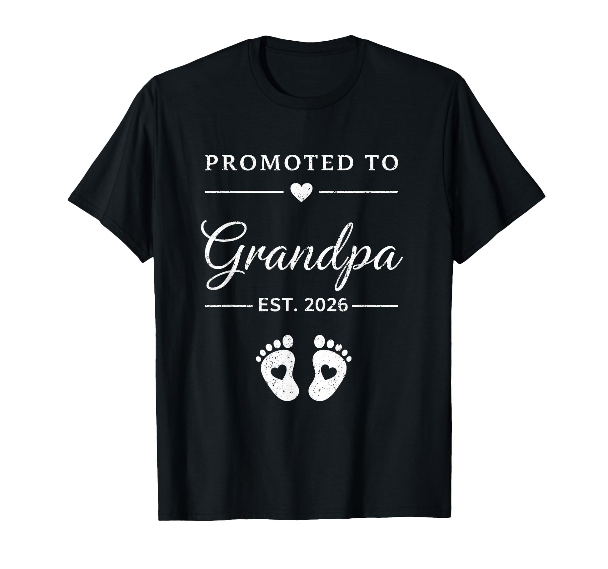 Promoted To Grandpa 2026 Pregnancy T-Shirt - Fun Novelty Design Unisex - T-Shirt, Sweatshirt, Hoodie