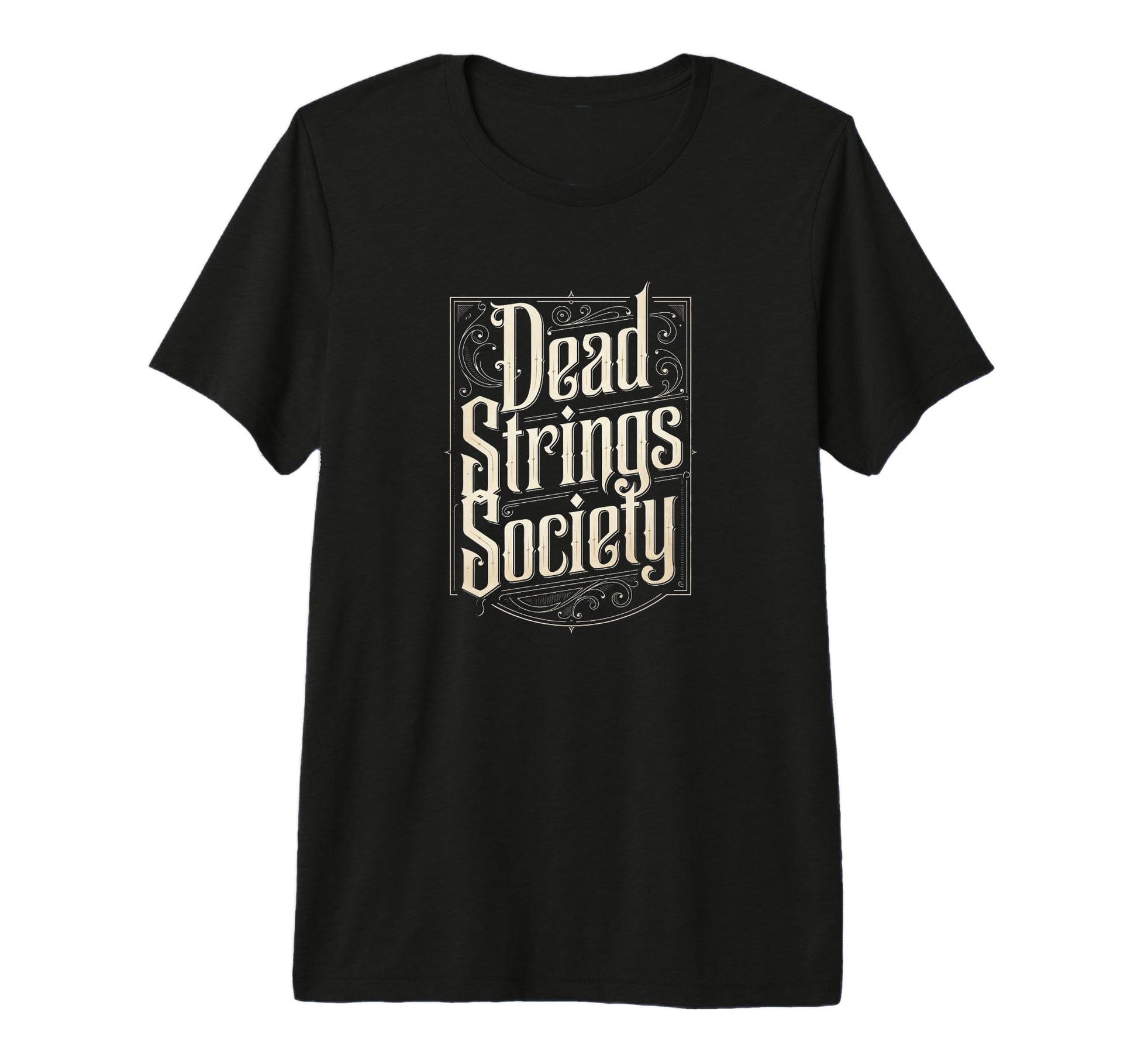 Dead Strings Society Funny Guitar T-Shirt - Novelty Apparel for Adults - T-Shirt, Sweatshirt, Hoodie