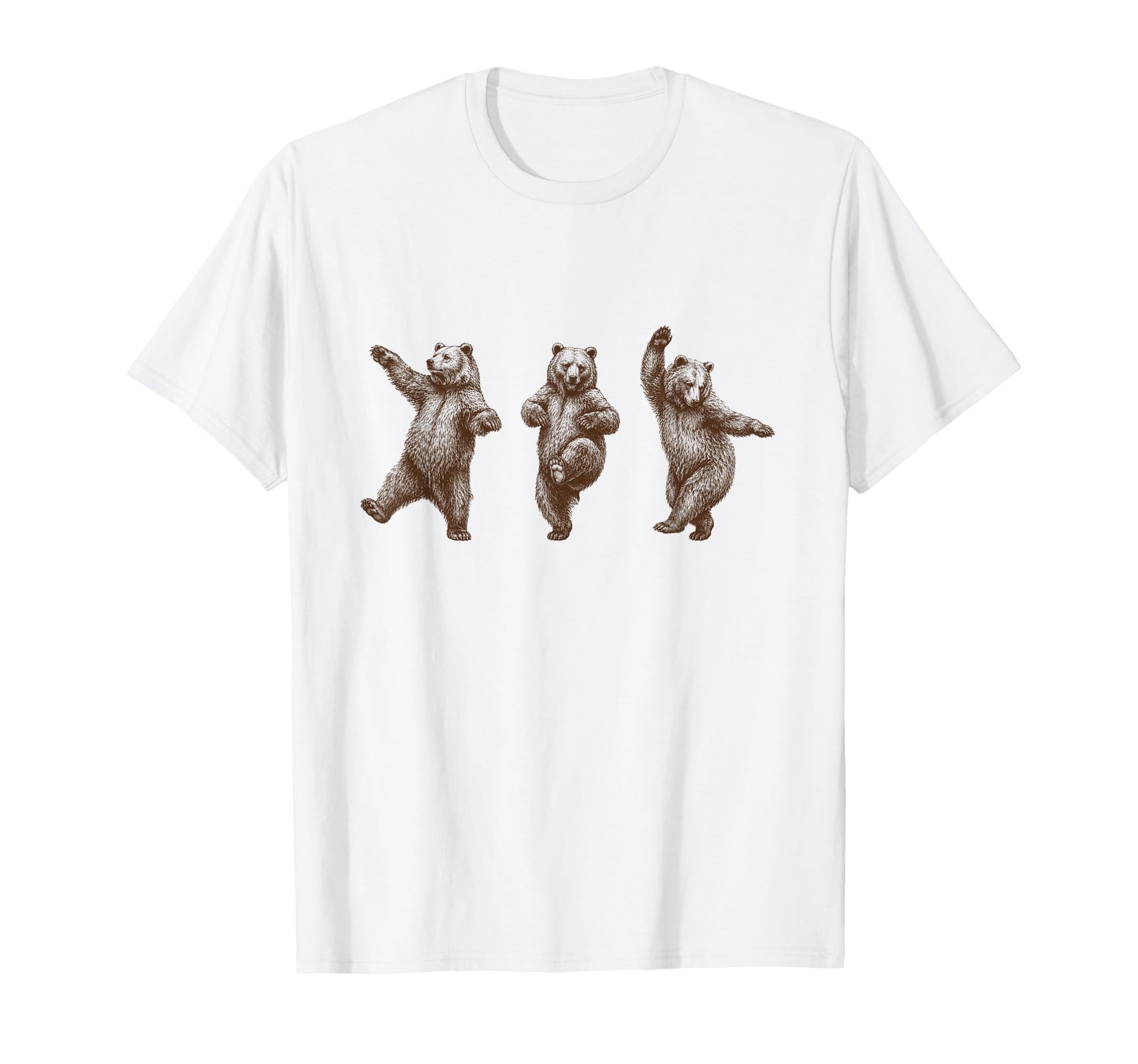 Dancing Bear Lover Wildlife Outdoors Nature T-Shirt - Graphic Print Unisex - T-Shirt, Sweatshirt, Hoodie