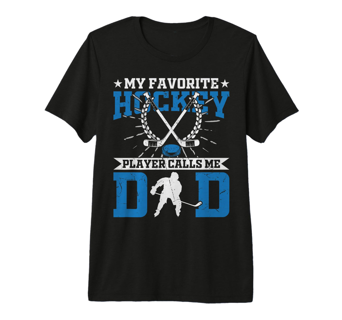 Mens My Favorite Hockey Player Calls Me T-Shirt - Graphic Print Men Women - T-Shirt, Sweatshirt, Hoodie