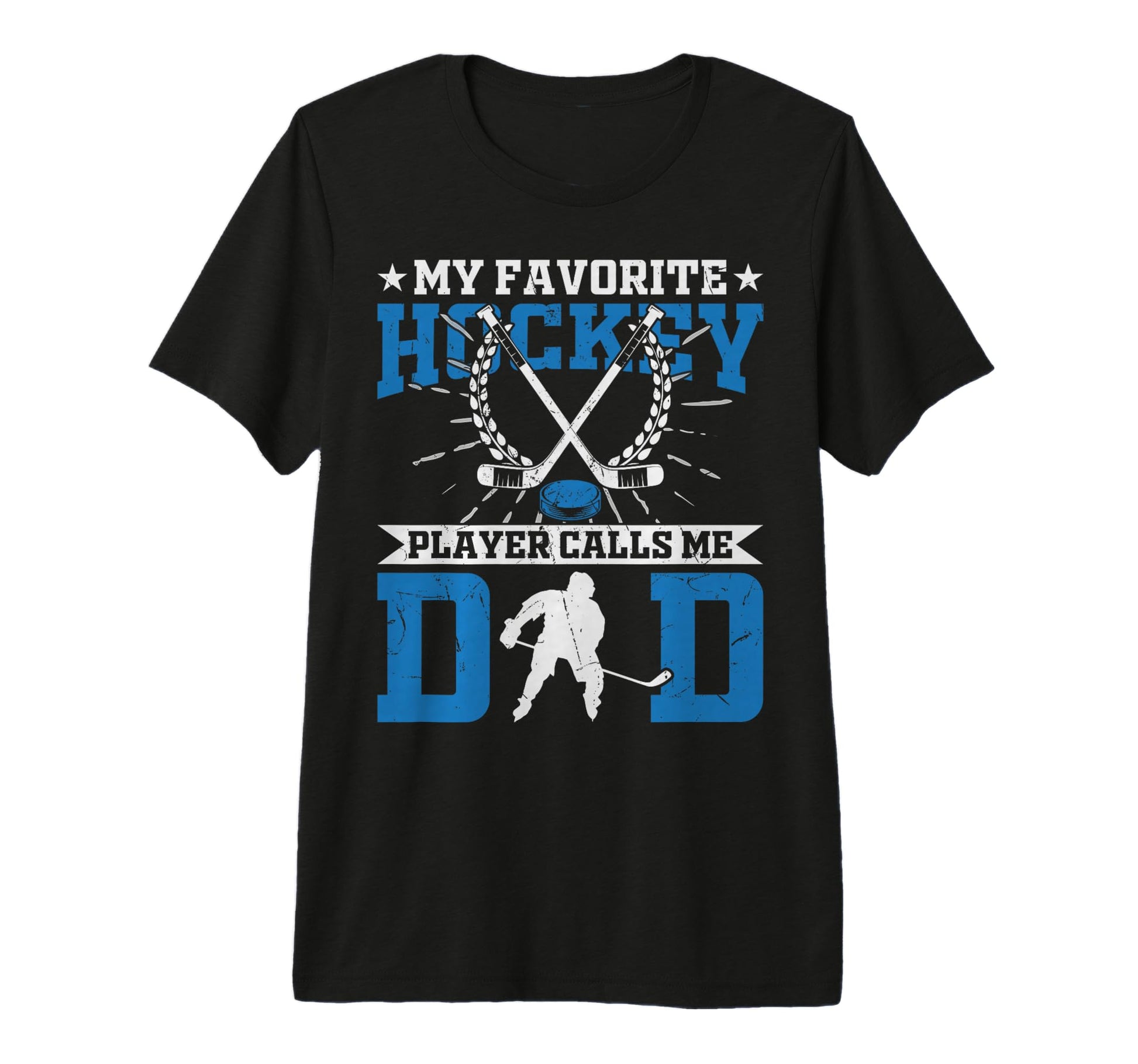 Mens My Favorite Hockey Player Calls Me T-Shirt - Graphic Print Men Women - T-Shirt, Sweatshirt, Hoodie
