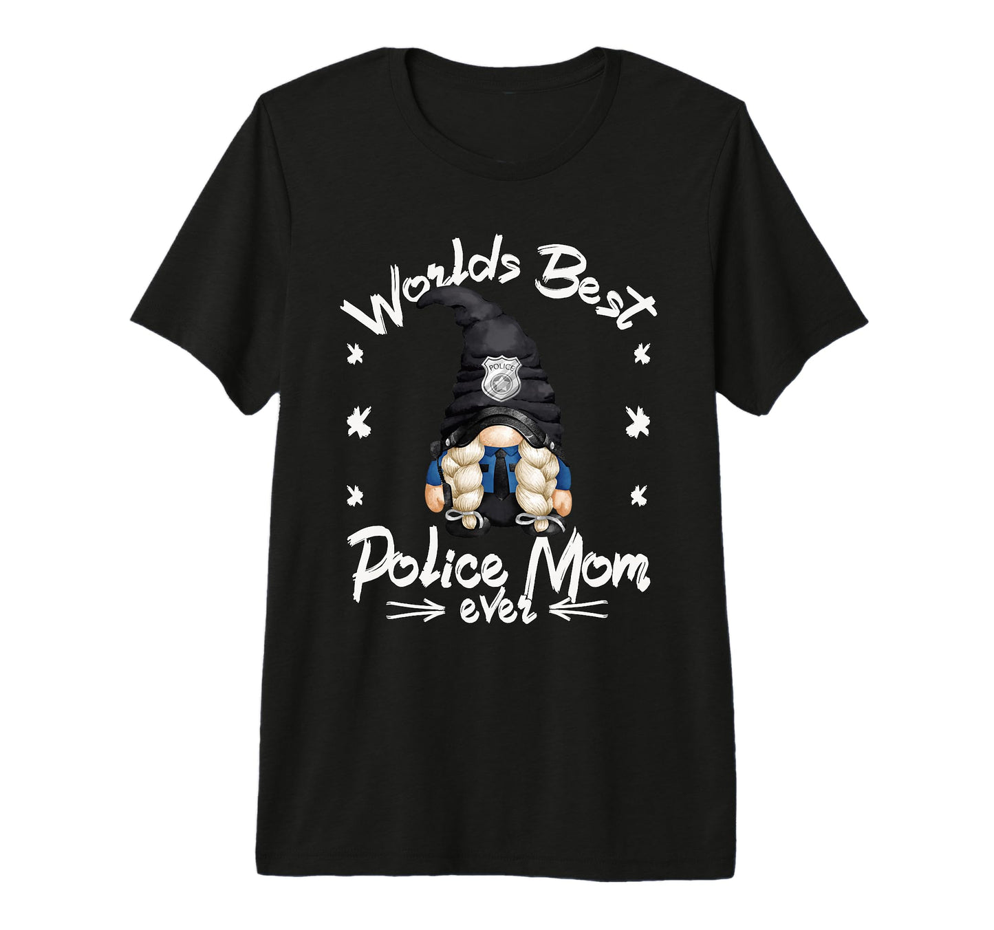 Mother S Day Gnome Worlds Best Police T-Shirt - Trendy Graphic Men Women - T-Shirt, Sweatshirt, Hoodie