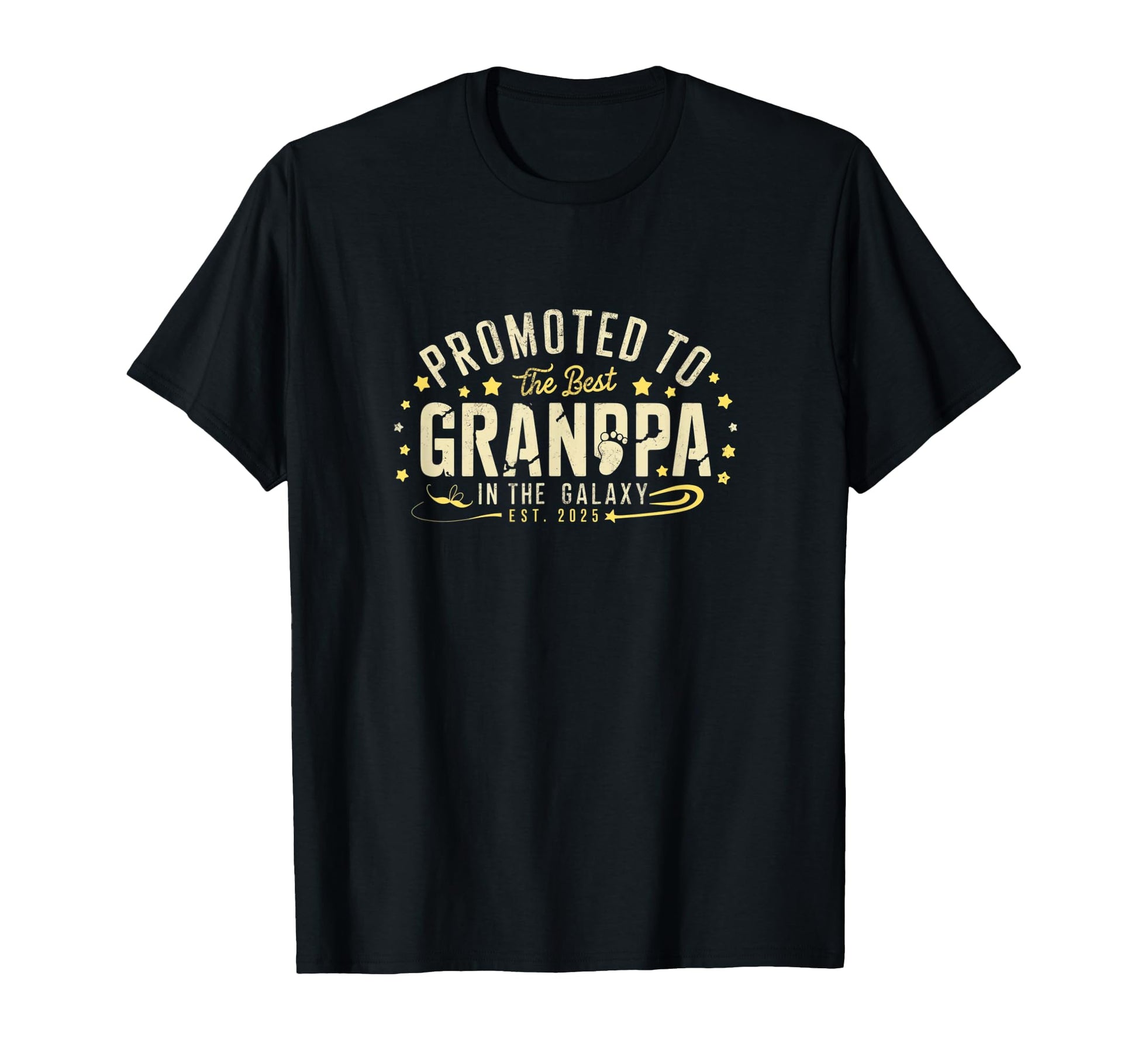 Promoted To Best Grandpa Galaxy T-Shirt - Fun Novelty Design Unisex - T-Shirt, Sweatshirt, Hoodie