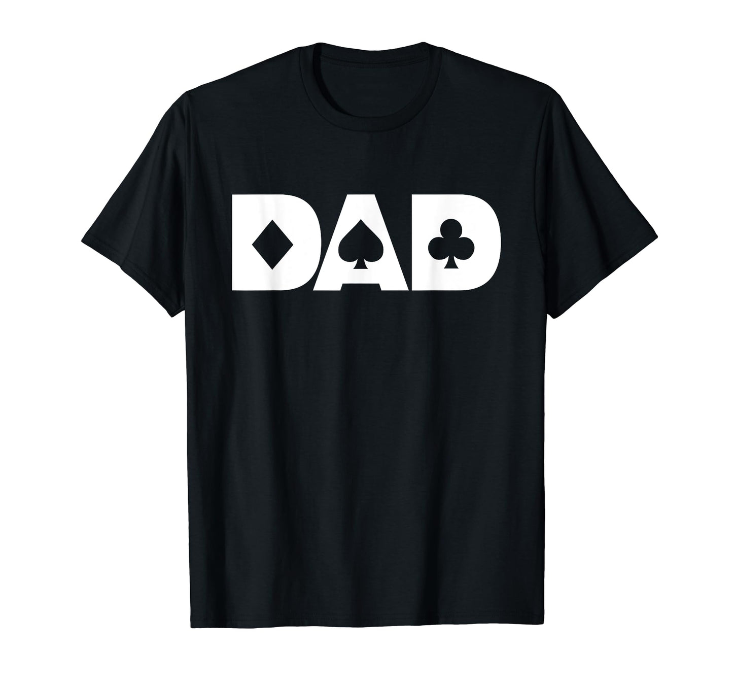 Dad Poker Player Blackjack Gambling T-Shirt - Minimalist Print Men Women - T-Shirt, Sweatshirt, Hoodie