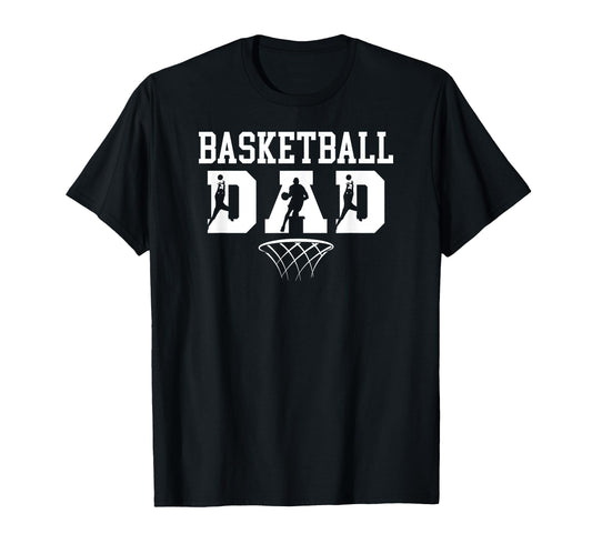 Basketball Dad Basketball Player Dad T-Shirt - Minimalist Print Unisex - T-Shirt, Sweatshirt, Hoodie