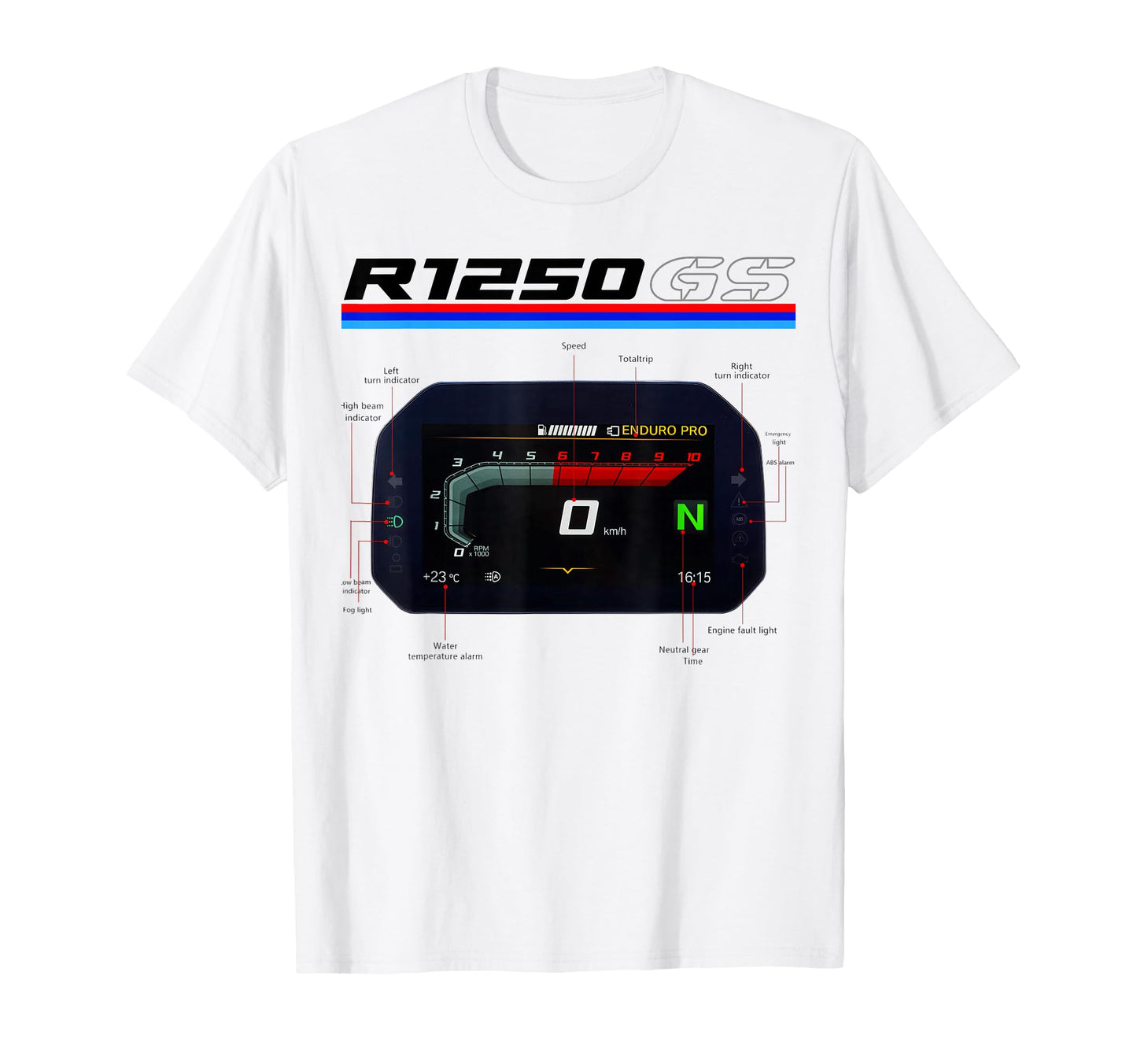 R 1250 Gs Adventure Motorcycle T-Shirt - Trendy Graphic Men Women - T-Shirt, Sweatshirt, Hoodie