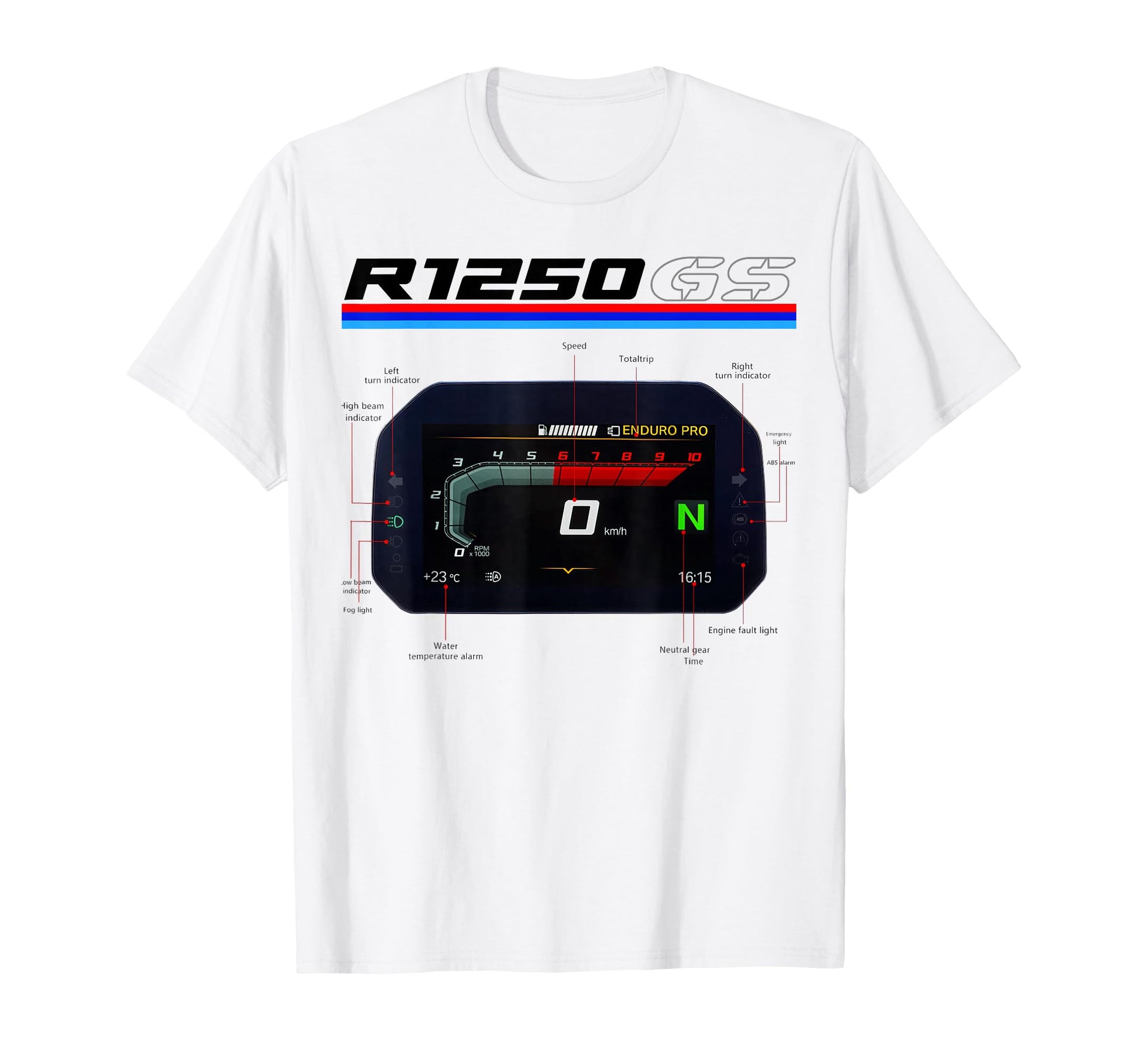 R 1250 Gs Adventure Motorcycle T-Shirt - Trendy Graphic Men Women - T-Shirt, Sweatshirt, Hoodie