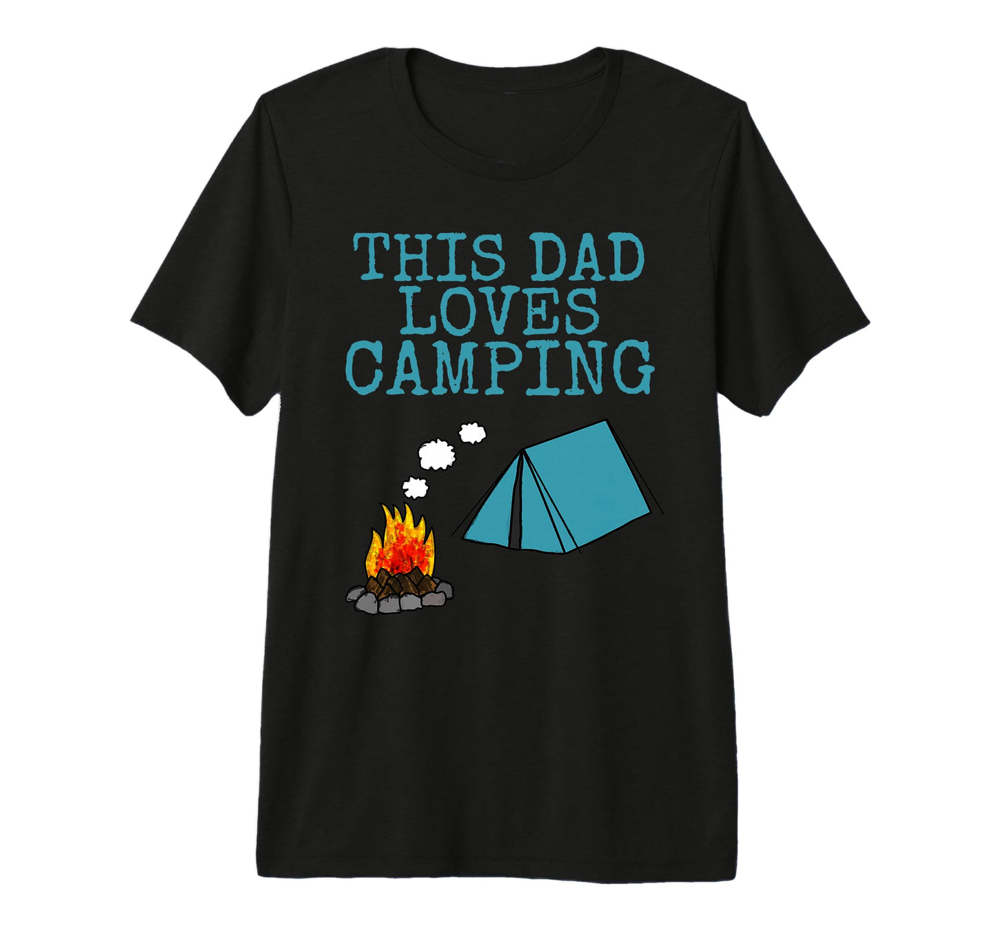 Mens This Dad Loves Camping Summer T-Shirt - Streetwear Style Men Women - T-Shirt, Sweatshirt, Hoodie