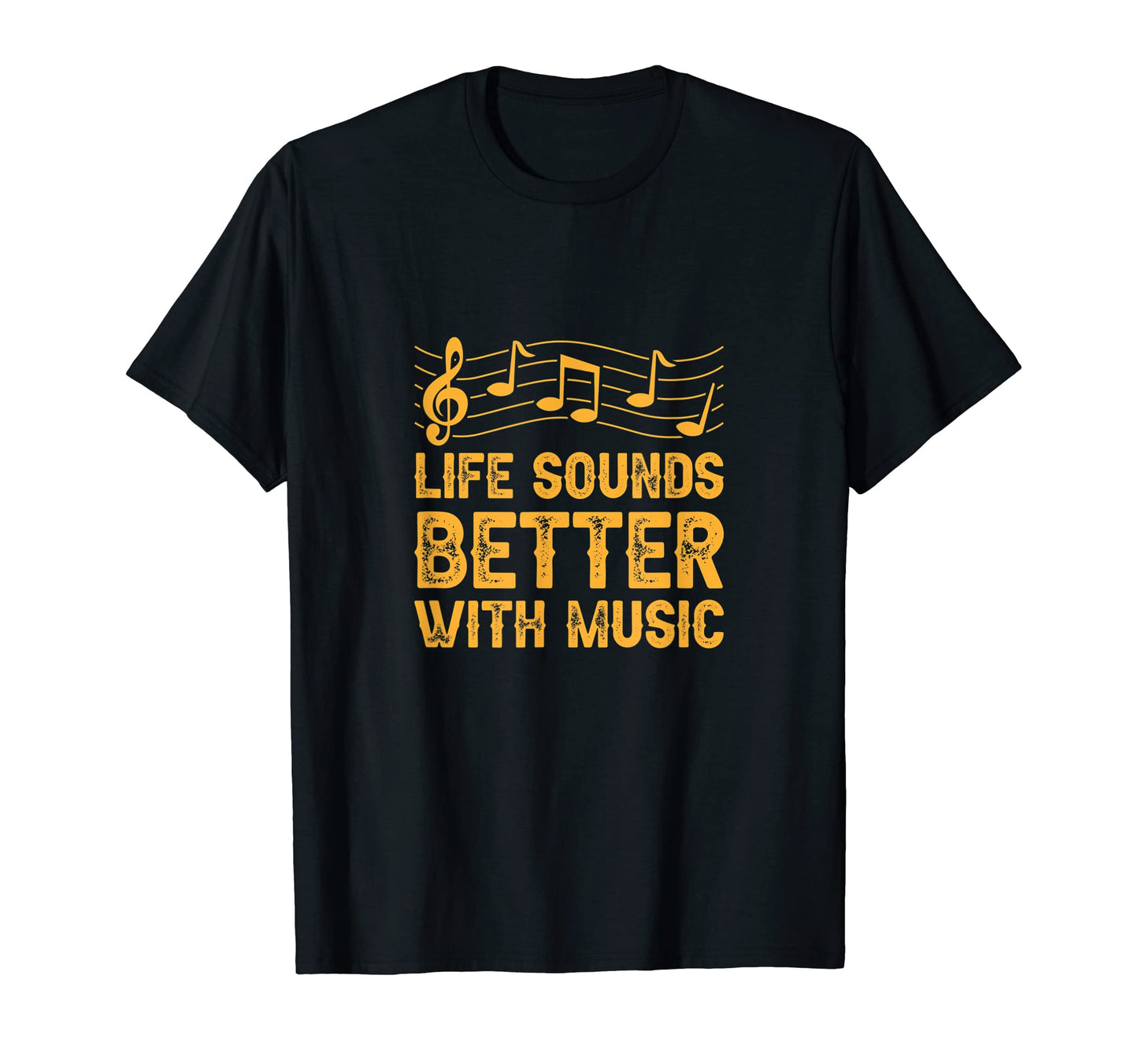 Life Sounds Better Music Music Lover T-Shirt - Streetwear Style for Adults - T-Shirt, Sweatshirt, Hoodie