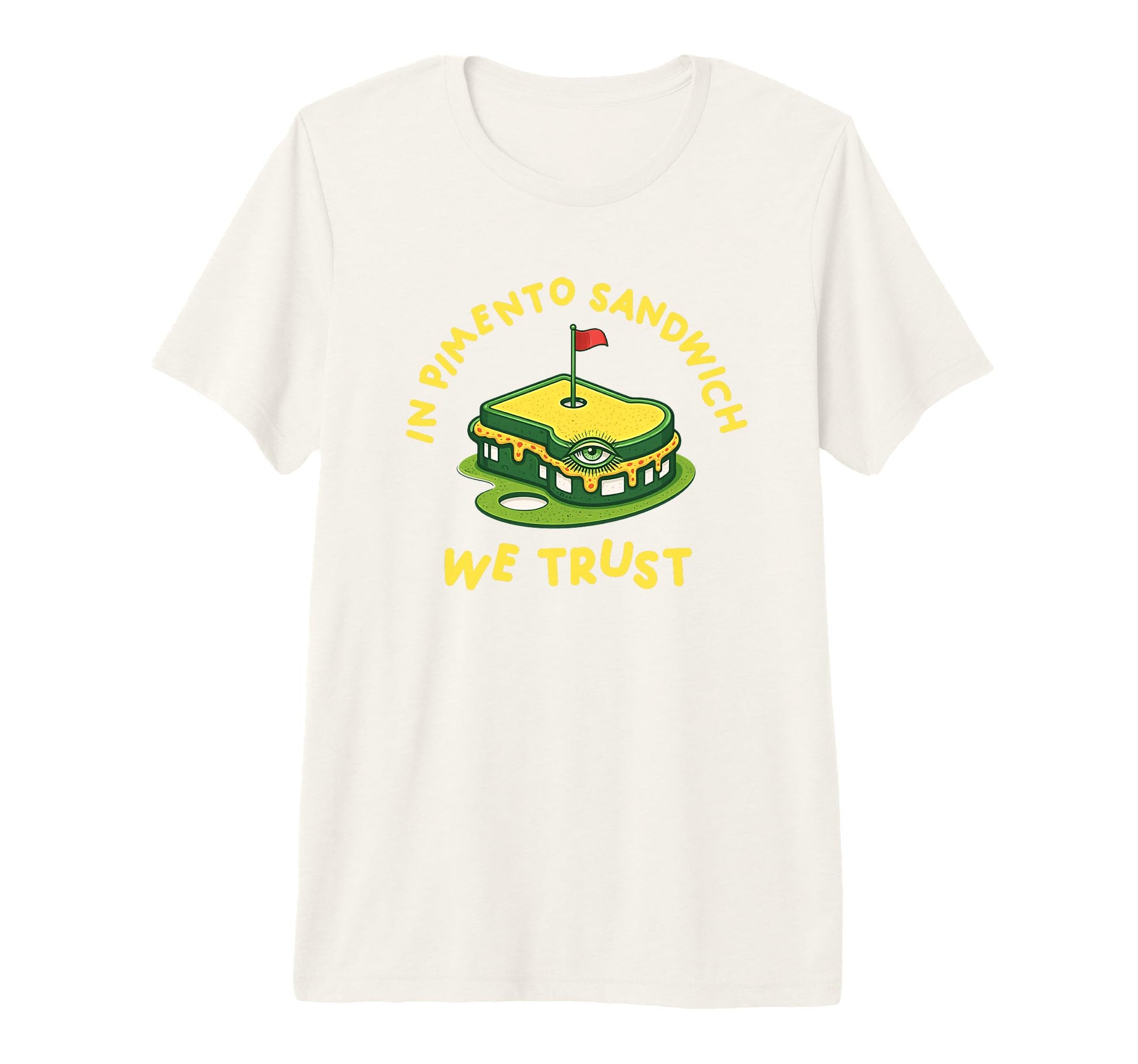 Pimento Cheese Sandwich Golf Dad Husband T-Shirt - Novelty Apparel Unisex - T-Shirt, Sweatshirt, Hoodie