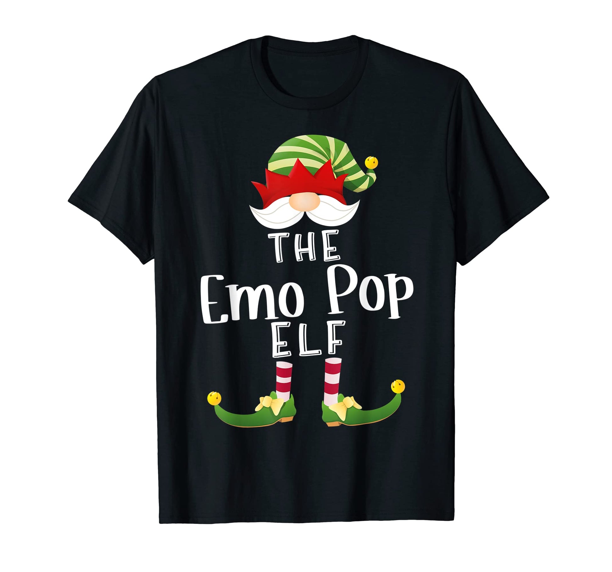 Emo Pop Elf Group Funny Pajama Party T-Shirt - Fun Novelty Design Men Women - T-Shirt, Sweatshirt, Hoodie