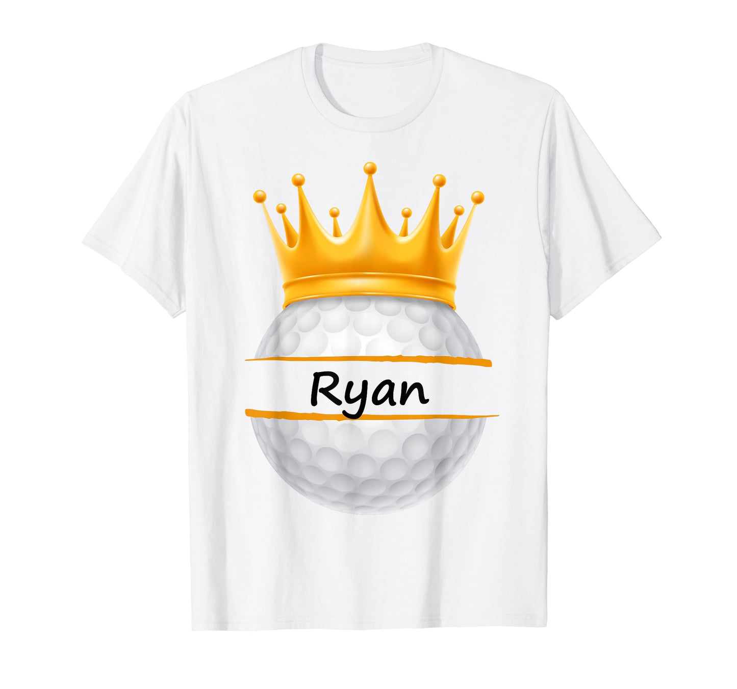 Novelty Golf Personalized Name Ryan T-Shirt - Graphic Print for Adults - T-Shirt, Sweatshirt, Hoodie
