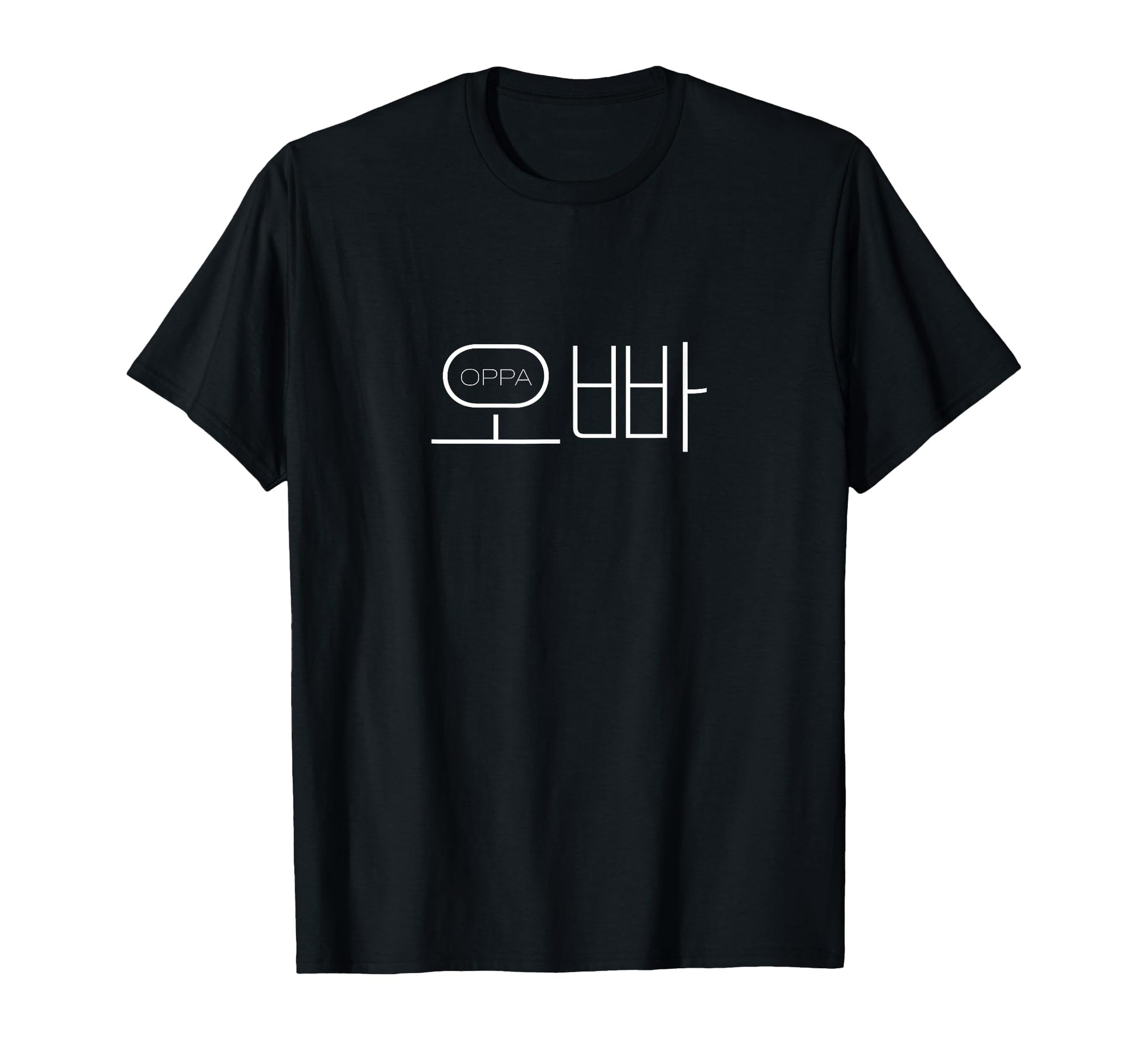 Oppa Korean Written Hangul K Pop K T-Shirt - Aesthetic Graphic Unisex - T-Shirt, Sweatshirt, Hoodie