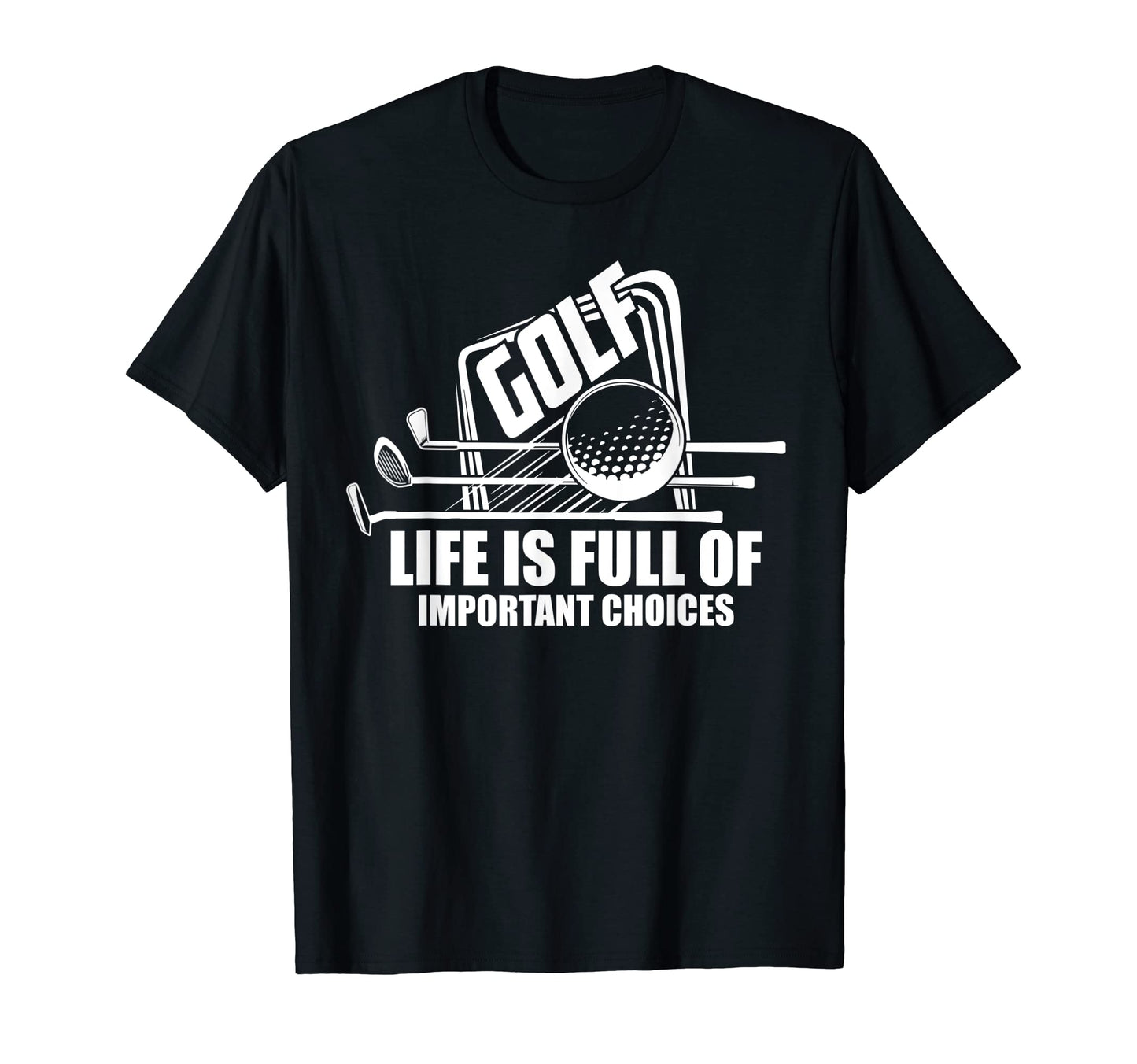 Golfer Dad Life Is Full Important T-Shirt - Unique Graphic Men Women - T-Shirt, Sweatshirt, Hoodie