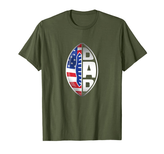 American Football American Flag T-Shirt - Casual Everyday Wear Unisex - T-Shirt, Sweatshirt, Hoodie