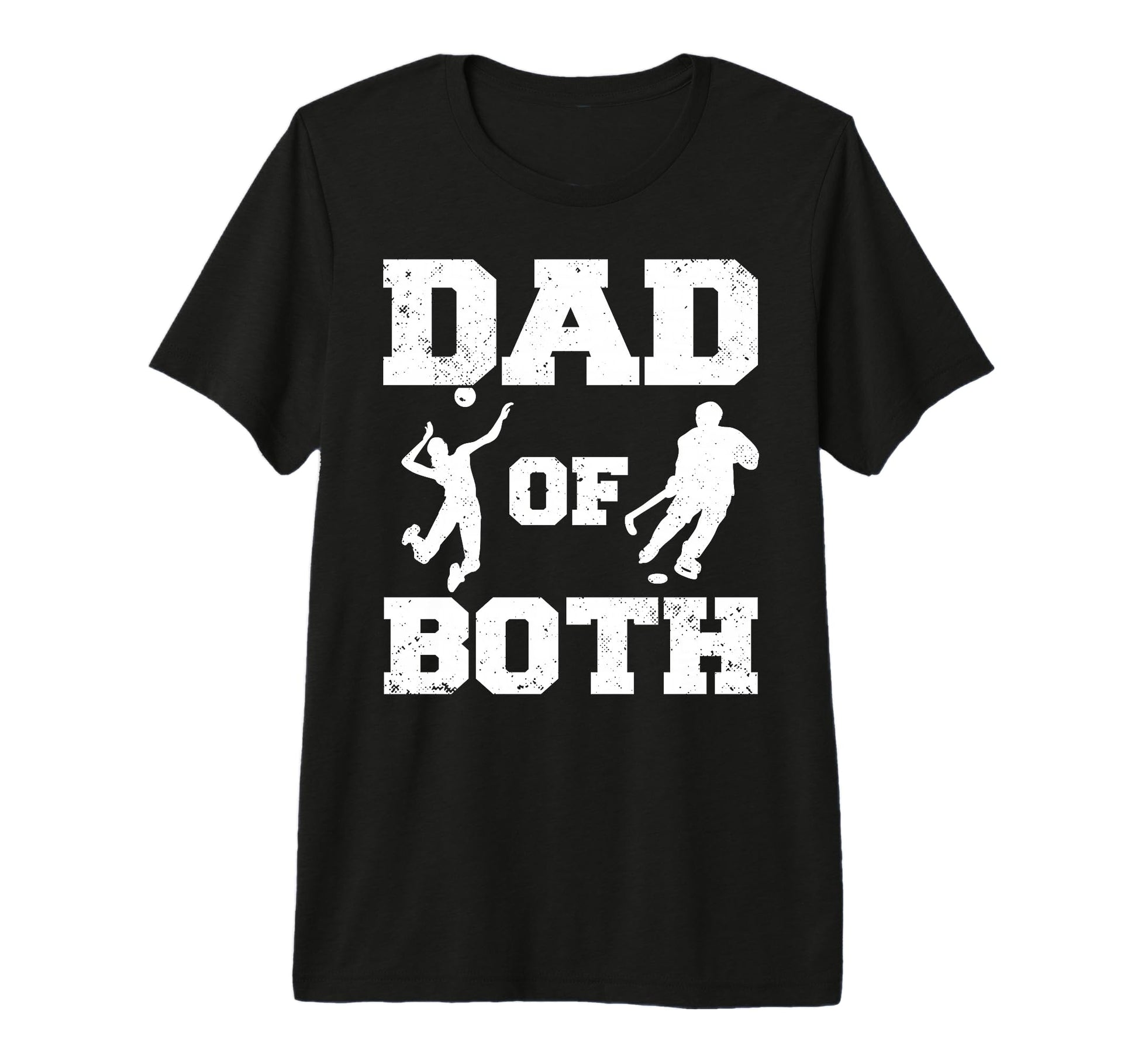 Mens Dad Both Funny Volleyball T-Shirt - Streetwear Style for Adults - T-Shirt, Sweatshirt, Hoodie