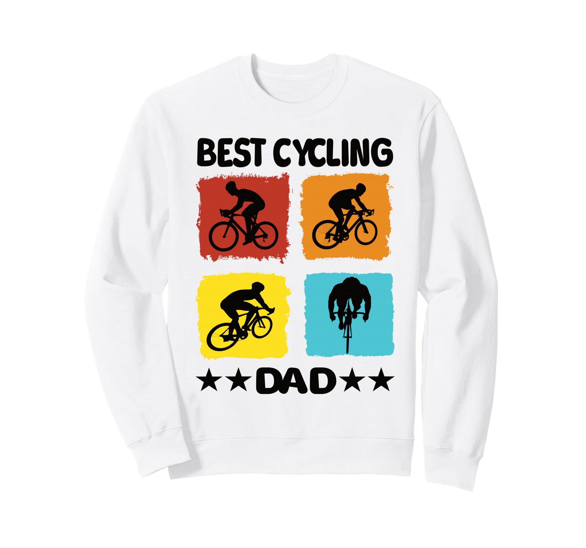Best Road Bike Dad Road Bike Cyclist Sweatshirt - Graphic Print Men Women - T-Shirt, Sweatshirt, Hoodie