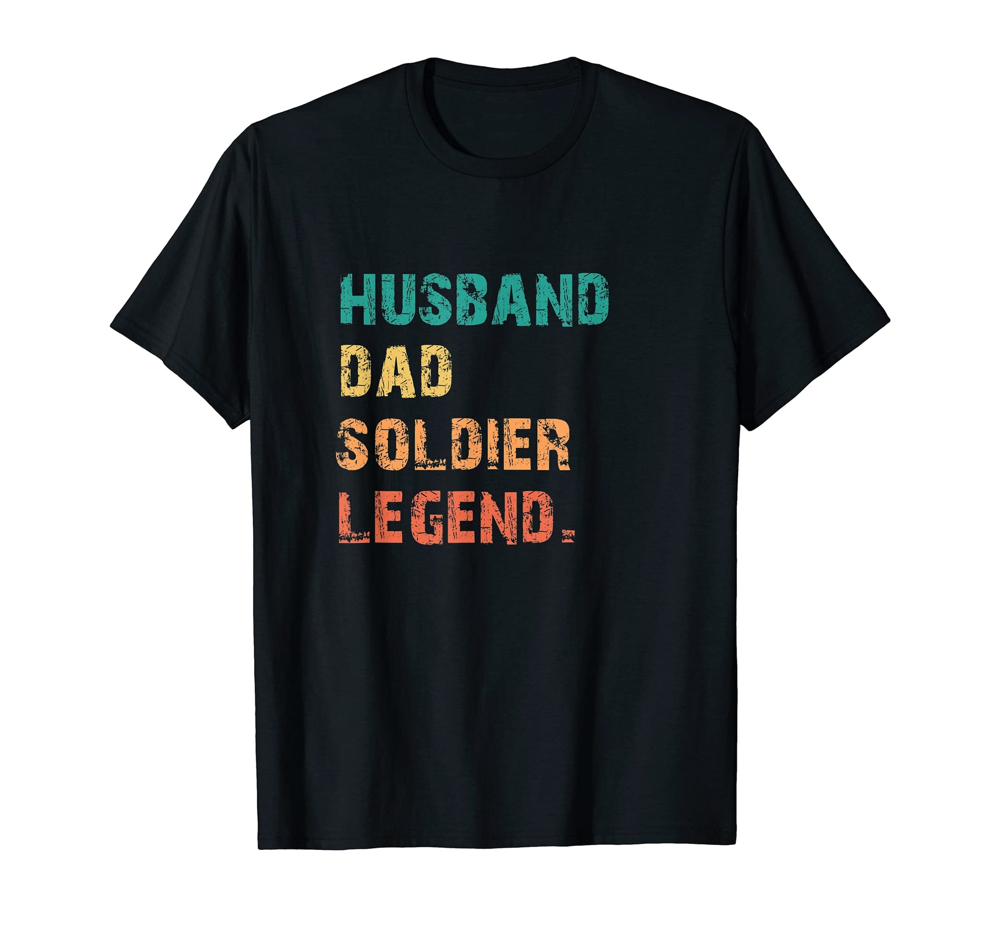 Mens Husband Dad Soldier Legend Best T-Shirt - Trendy Graphic for Adults - T-Shirt, Sweatshirt, Hoodie