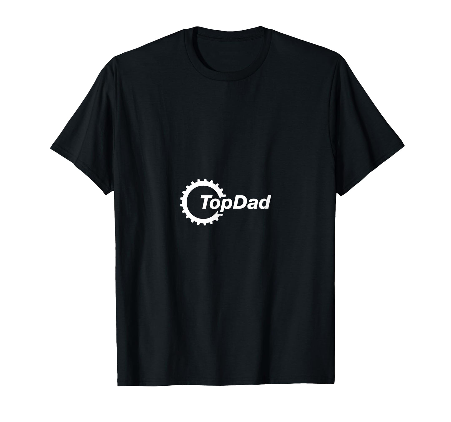 Dad Gear Bike Wheel Logo Motif T-Shirt - Fun Novelty Design for Adults - T-Shirt, Sweatshirt, Hoodie