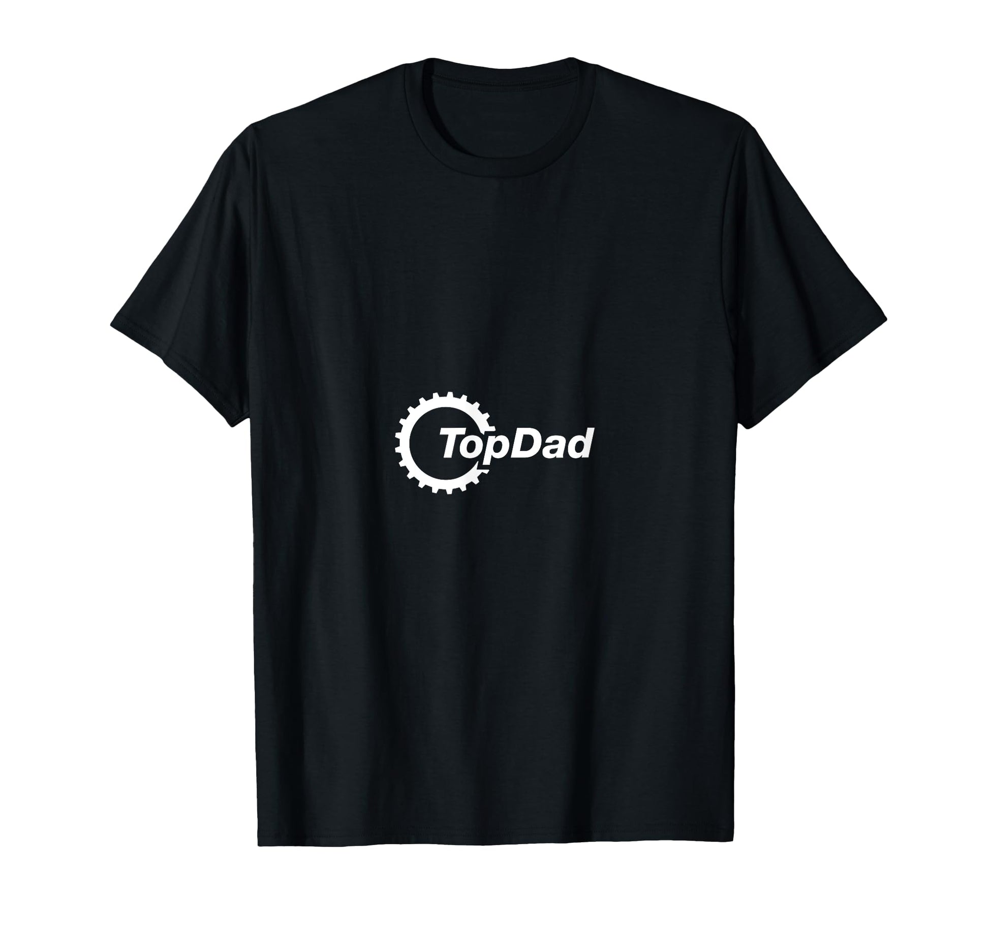 Dad Gear Bike Wheel Logo Motif T-Shirt - Fun Novelty Design for Adults - T-Shirt, Sweatshirt, Hoodie