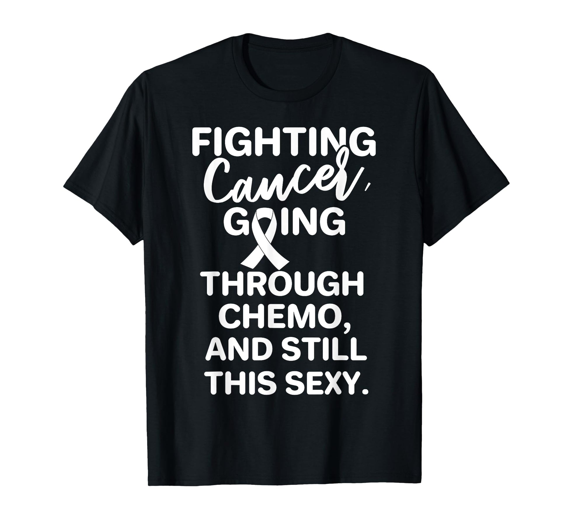 Fighting Lung Cancer Going Through T-Shirt - Aesthetic Graphic for Adults - T-Shirt, Sweatshirt, Hoodie