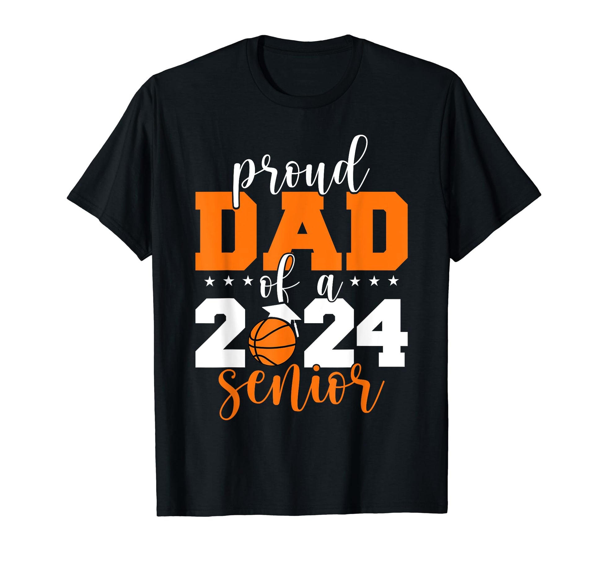 2024 Senior Proud Dad Senior Class T-Shirt - Fun Novelty Design Unisex - T-Shirt, Sweatshirt, Hoodie