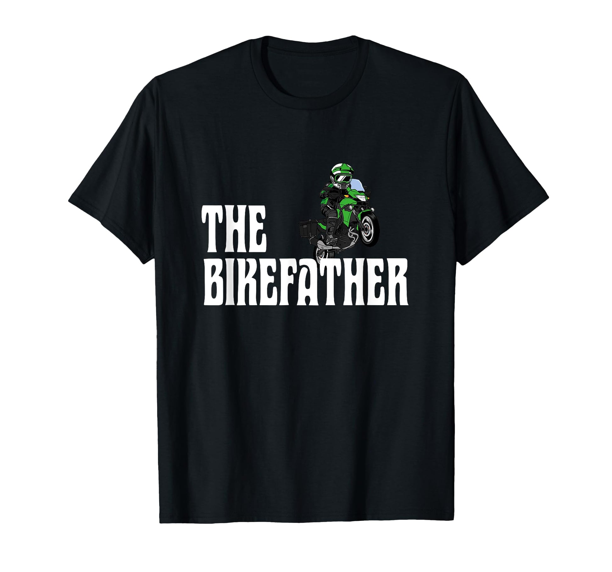Biker Biker Dad Bikefather Funny T-Shirt - Aesthetic Graphic for Adults - T-Shirt, Sweatshirt, Hoodie