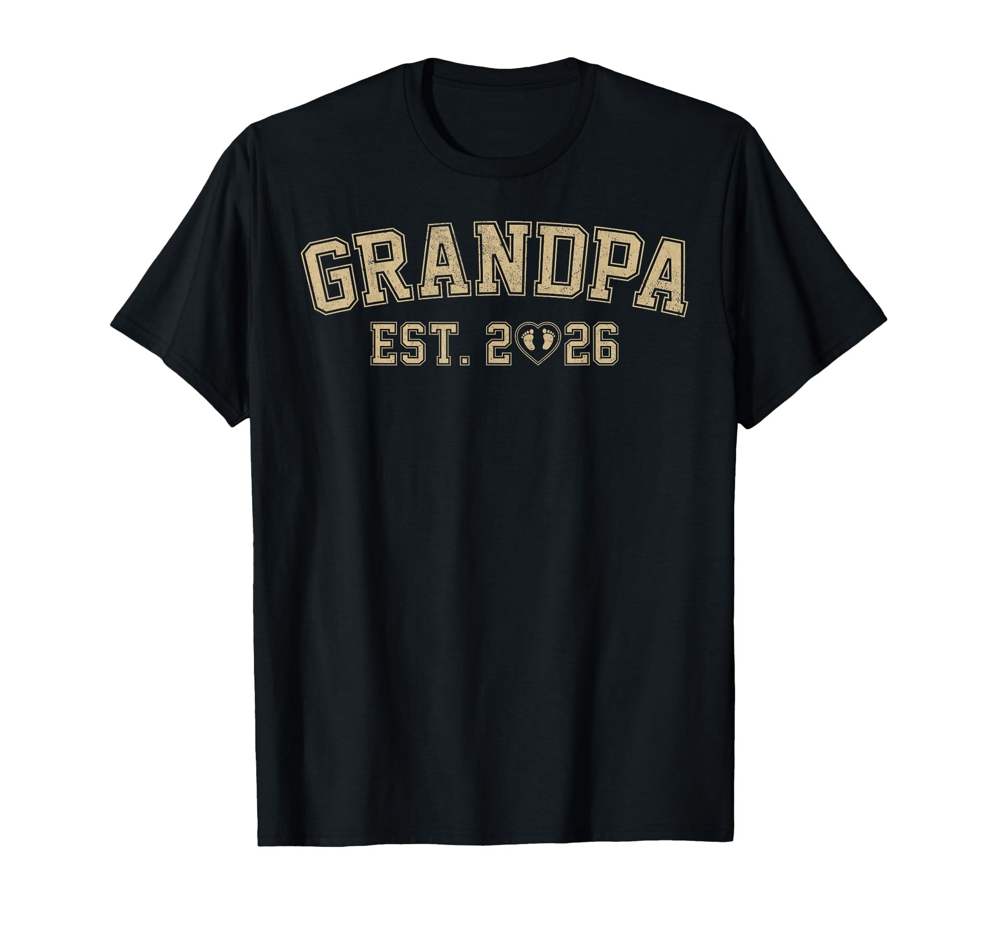 Mens Promoted To Grandpa Est 2026 T-Shirt - Custom Art Print Men Women - T-Shirt, Sweatshirt, Hoodie