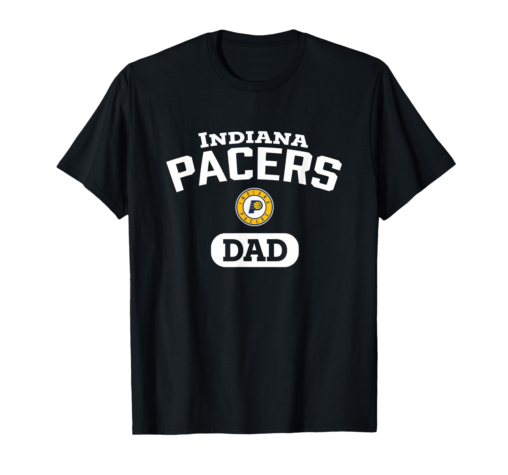 Nba Indiana Pacers Dad Arched Team Logo T-Shirt - Custom Art Print Unisex - T-Shirt, Sweatshirt, Hoodie