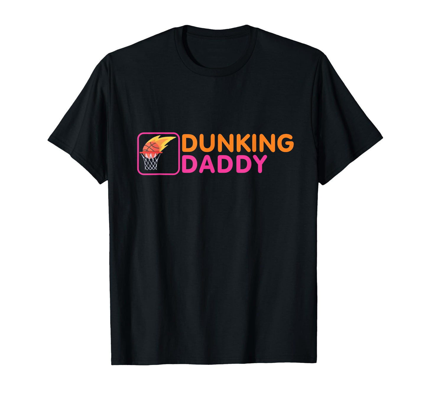 Dunking Daddy Basketball Dad Slam Dunk T-Shirt - Minimalist Print Unisex - T-Shirt, Sweatshirt, Hoodie