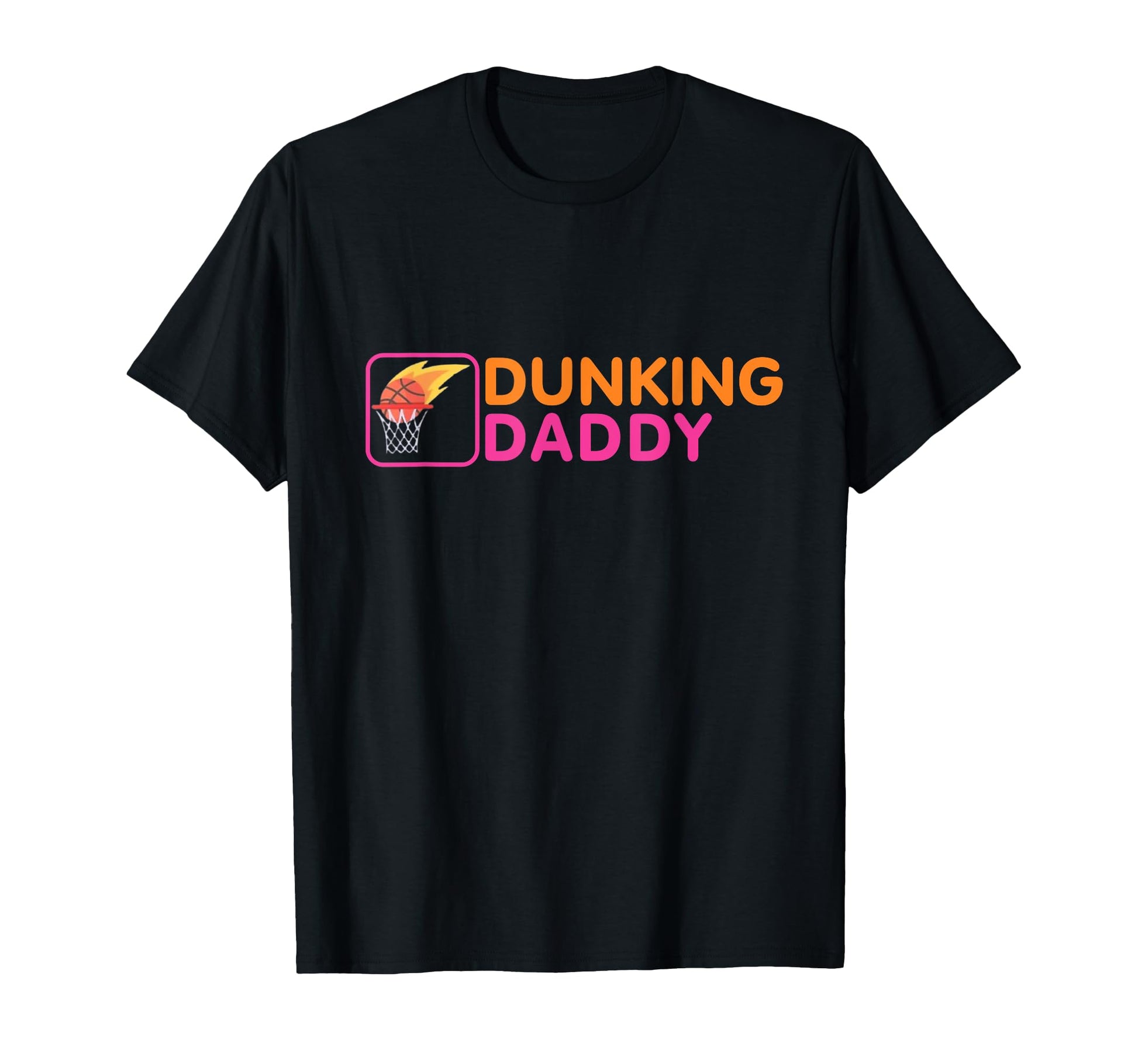 Dunking Daddy Basketball Dad Slam Dunk T-Shirt - Minimalist Print Unisex - T-Shirt, Sweatshirt, Hoodie