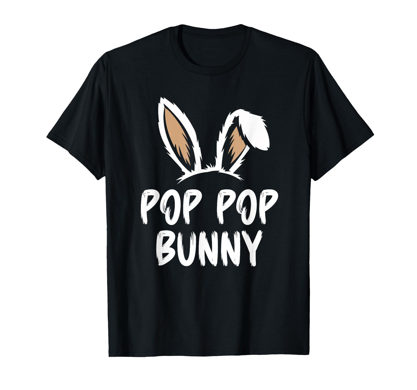 Pop Pop Happy Easter Bunny Family T-Shirt - Minimalist Print for Adults - T-Shirt, Sweatshirt, Hoodie