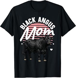 Best Black Angus Art for Women Girls Mom Beef Cattle Rancher T-Shirt Unisex T-shirt, Sweatshirt, Hoodie, Long Sleeve Tee - T-Shirt, Sweatshirt, Hoodie