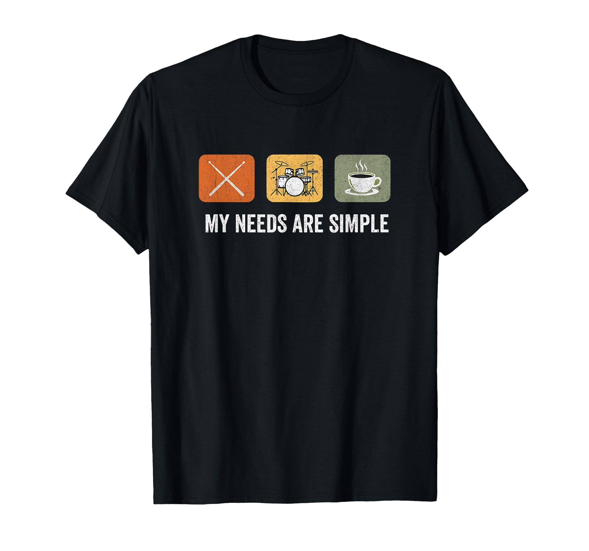 Funny Drummer Dad Music Lover My T-Shirt - Casual Everyday Wear Unisex - T-Shirt, Sweatshirt, Hoodie