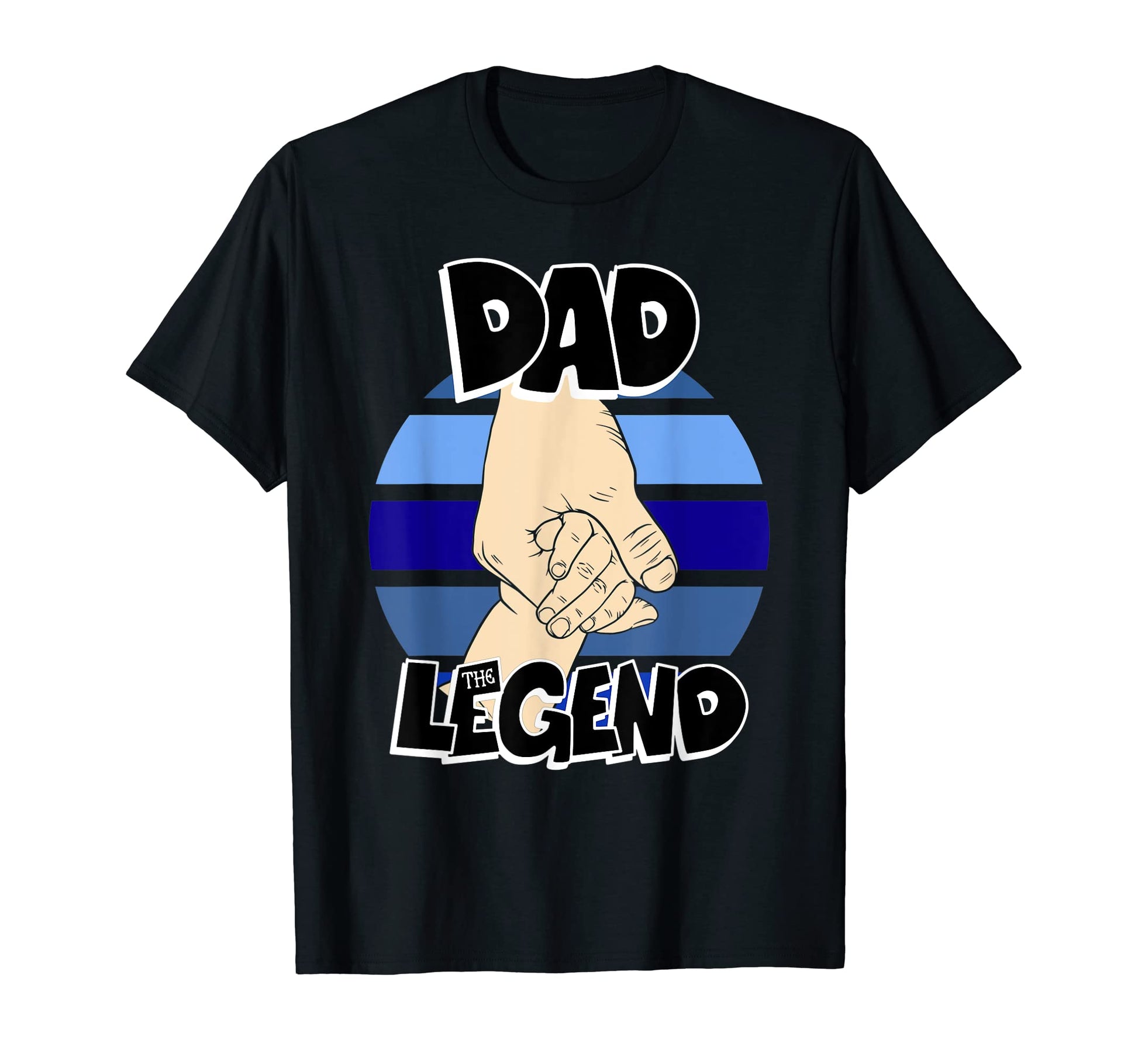 Best Dad Father Daddy Figure Fathers T-Shirt - Custom Art Print Men Women - T-Shirt, Sweatshirt, Hoodie
