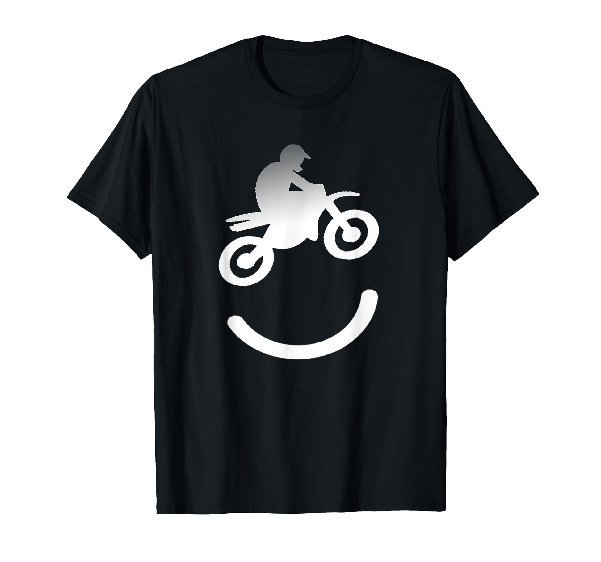 Dirt Bike Smiling Happy Fathers Ride T-Shirt - Streetwear Style for Adults - T-Shirt, Sweatshirt, Hoodie