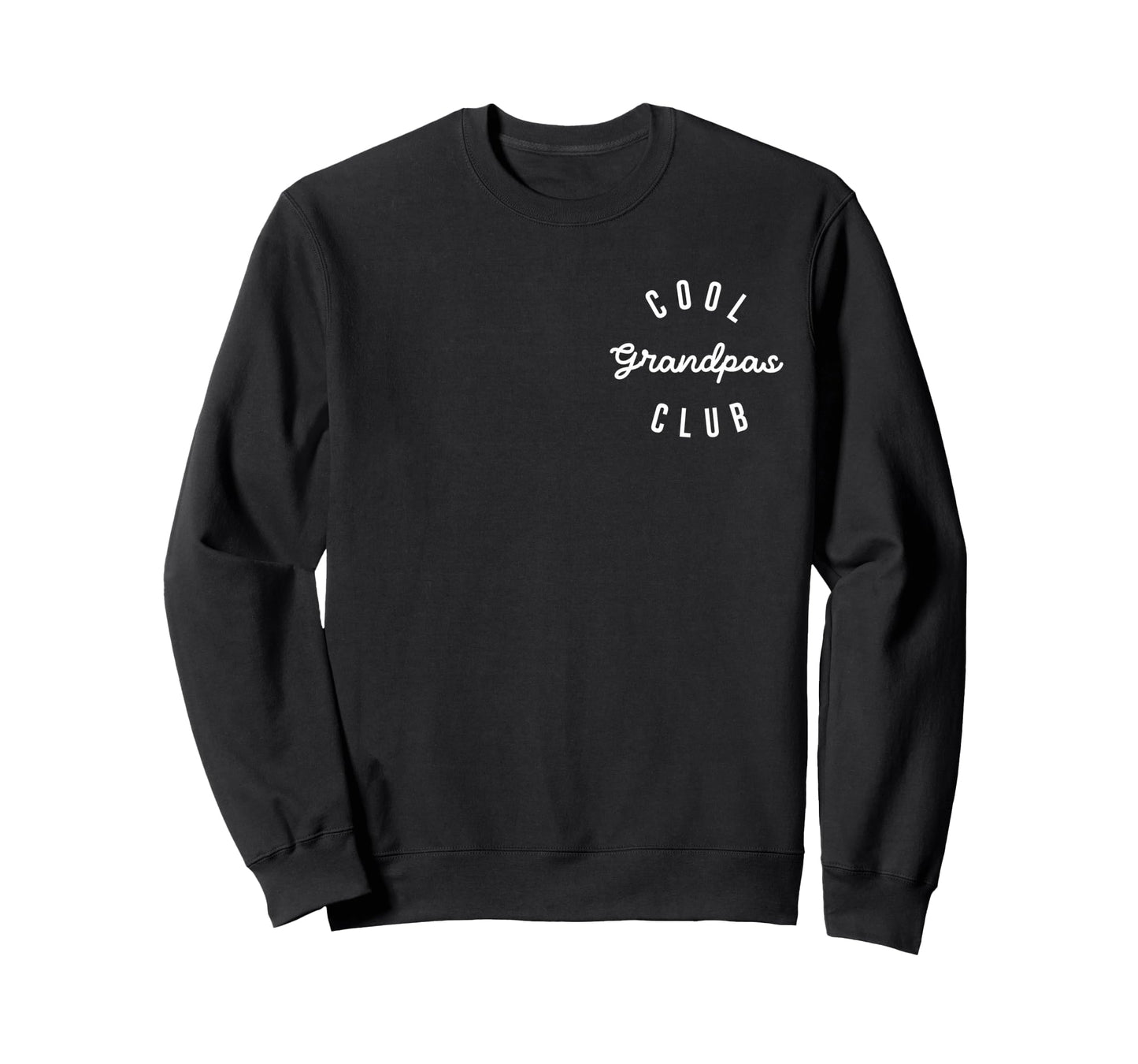 Mens Grandpas Club Fathers Day Sweatshirt - Custom Art Print for Adults - T-Shirt, Sweatshirt, Hoodie
