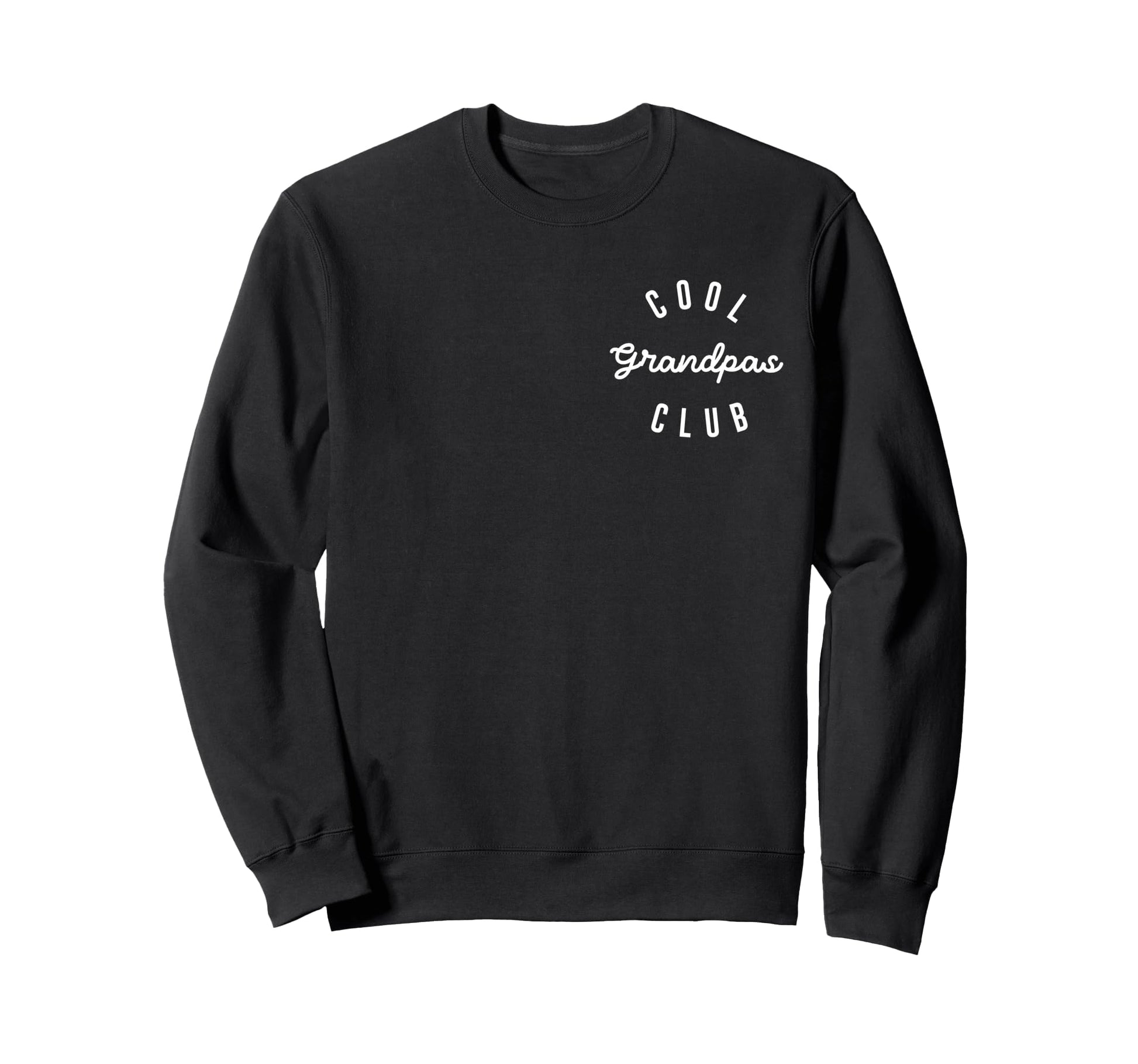 Mens Grandpas Club Fathers Day Sweatshirt - Custom Art Print for Adults - T-Shirt, Sweatshirt, Hoodie