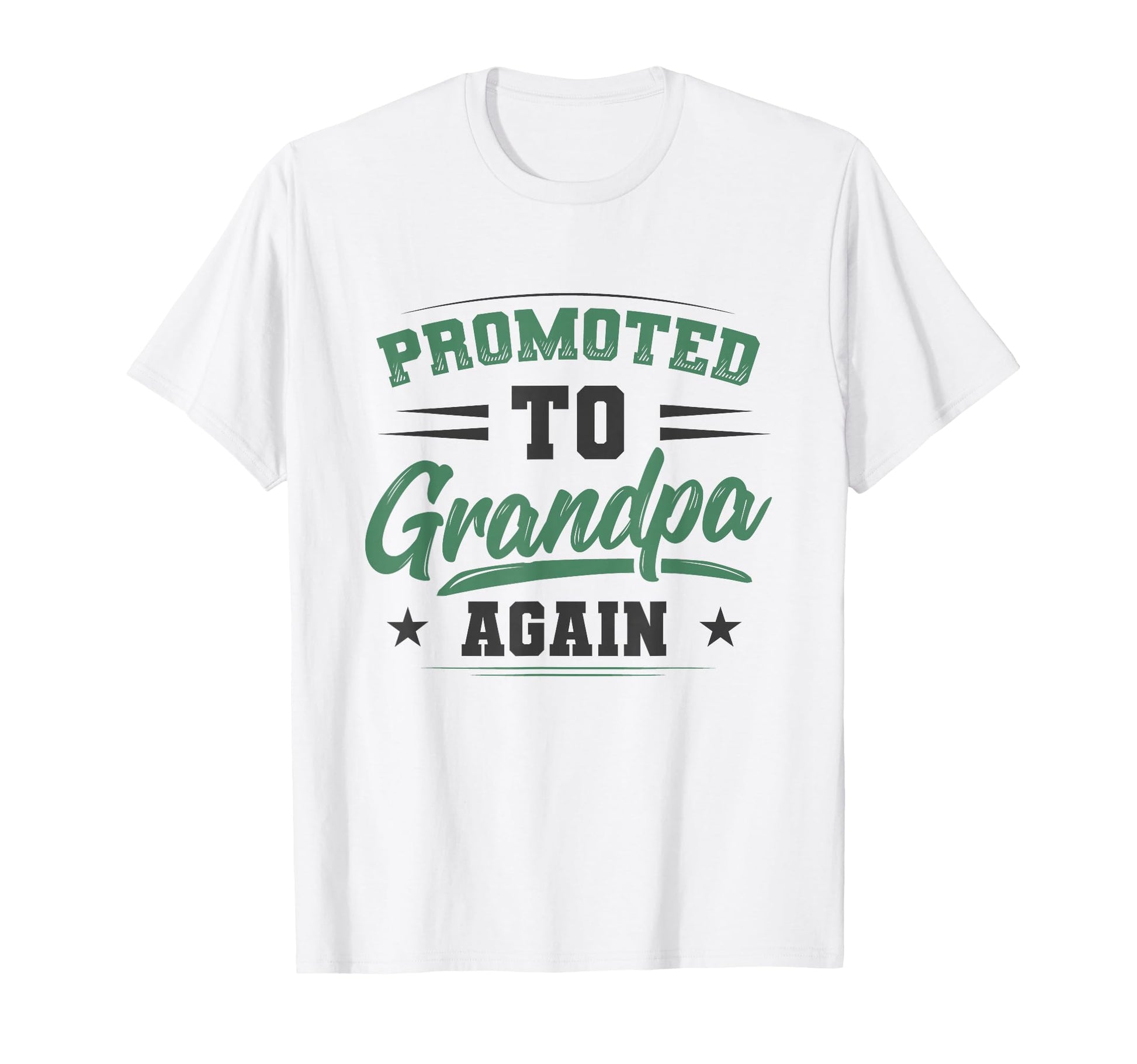 Promoted To Grandpa Idee Pregnancy T-Shirt - Graphic Print Unisex - T-Shirt, Sweatshirt, Hoodie