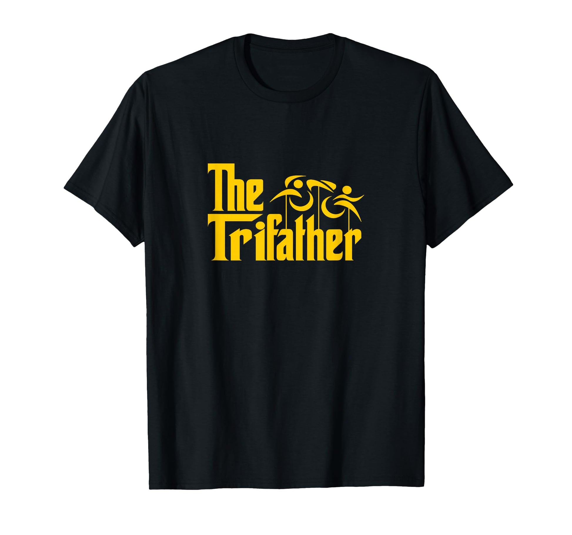 Trifather Triathlete Dad Father T-Shirt - Aesthetic Graphic for Adults - T-Shirt, Sweatshirt, Hoodie