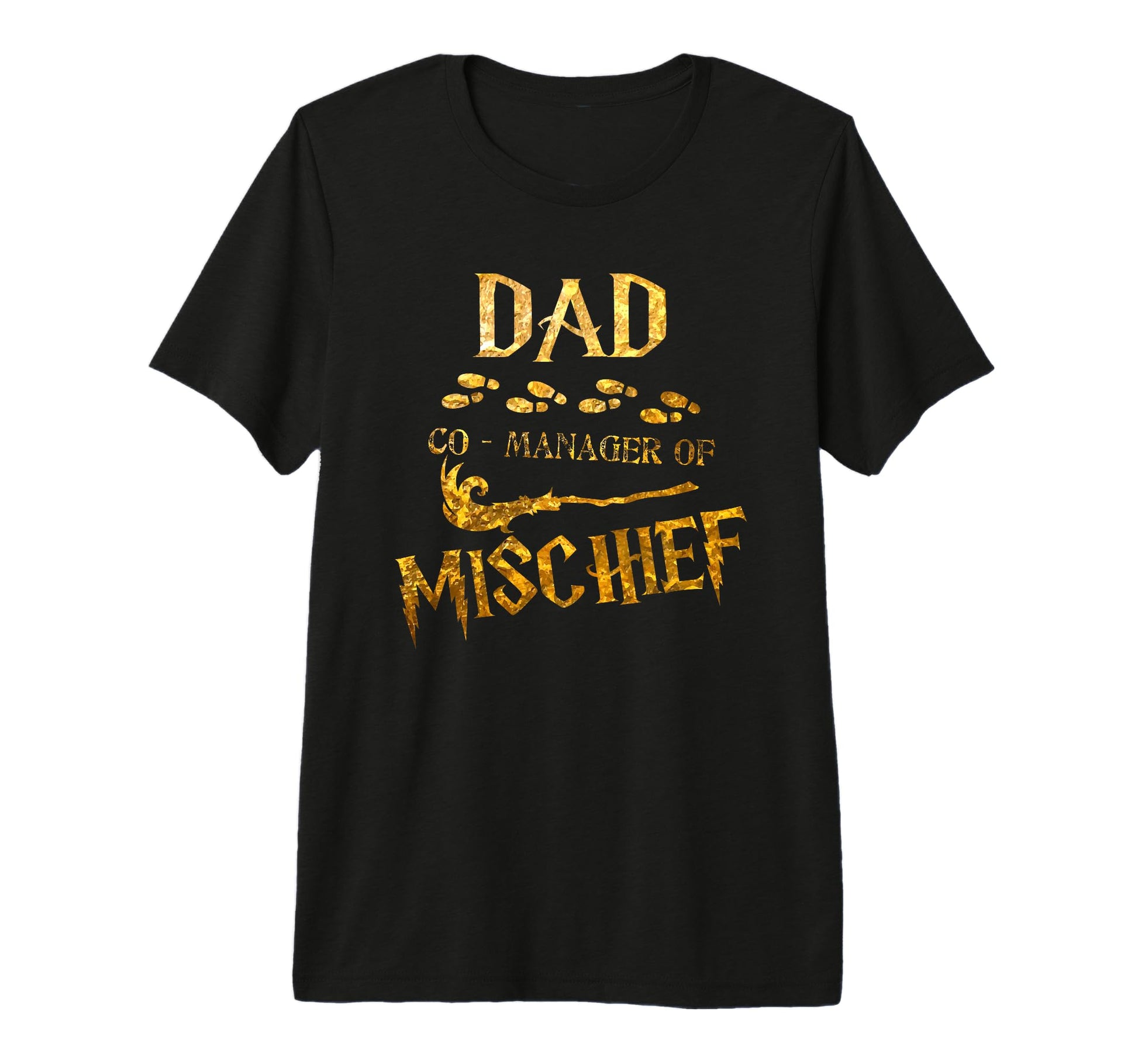 Magical Dad Manager Mischief Birthday T-Shirt - Unique Graphic Men Women - T-Shirt, Sweatshirt, Hoodie