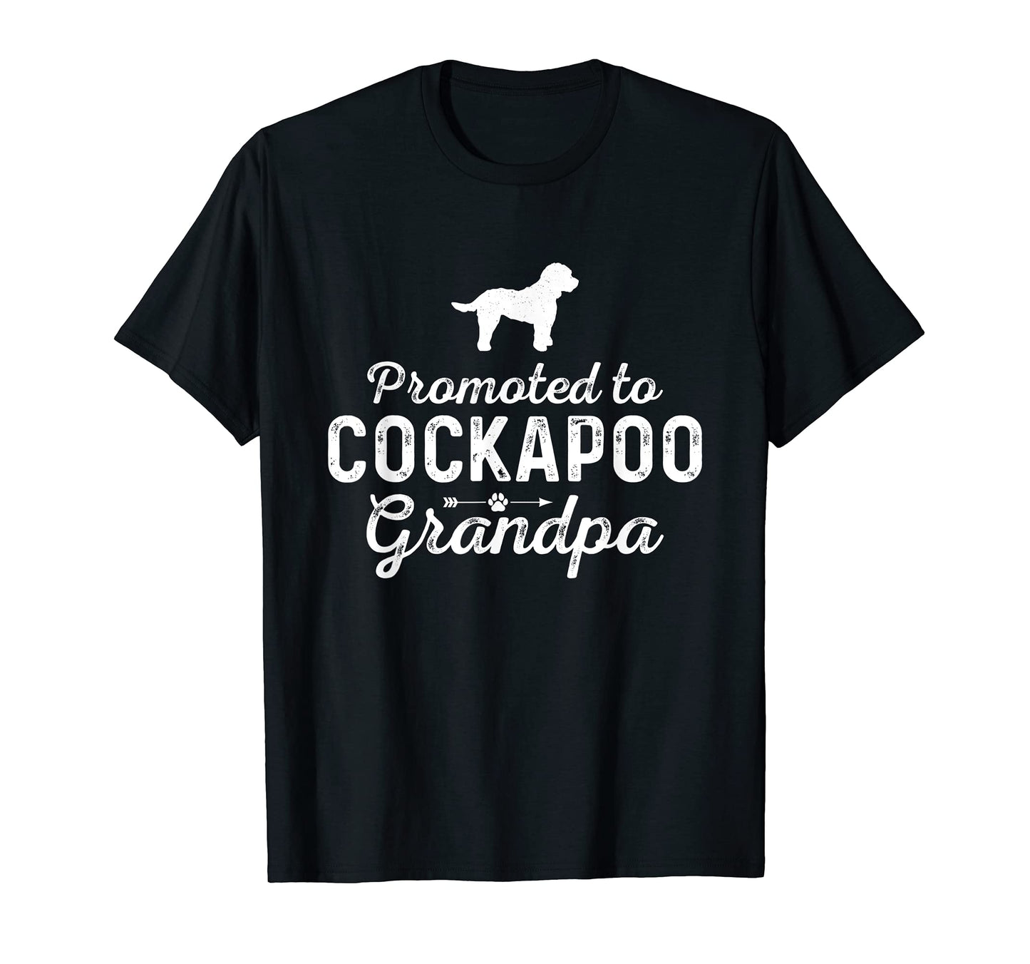 Mens Promoted To Cockapoo Grandpa Funny T-Shirt - Aesthetic Graphic Unisex - T-Shirt, Sweatshirt, Hoodie